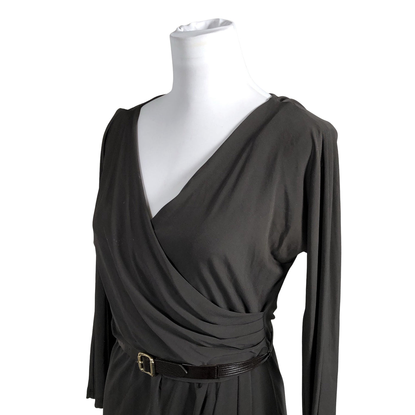 Unisex MaxMara - Trikotaažist kleit, suurus 42 - Pruun (3)