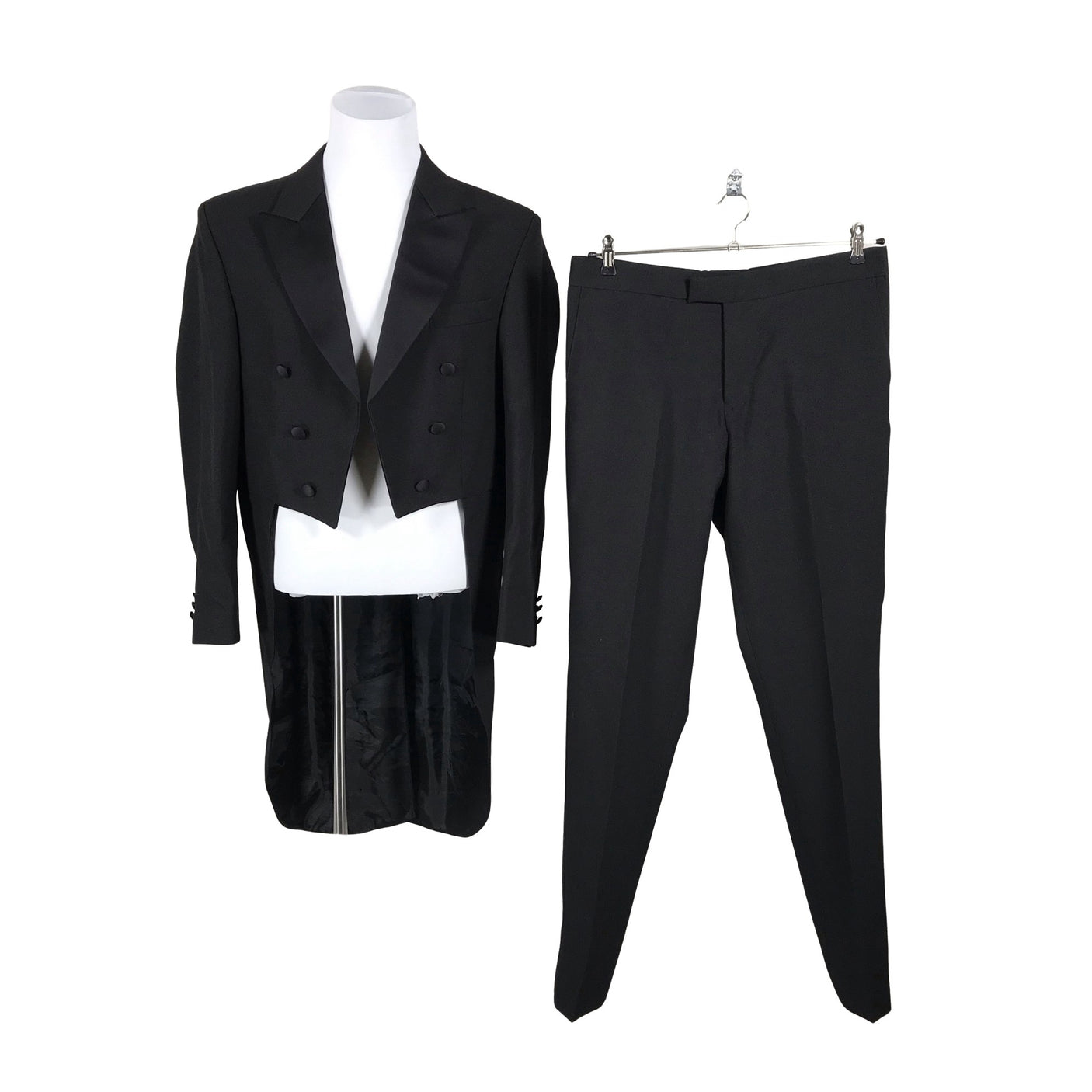 Unisex Tux & Tail - Frakk, suurus L - Must (1)