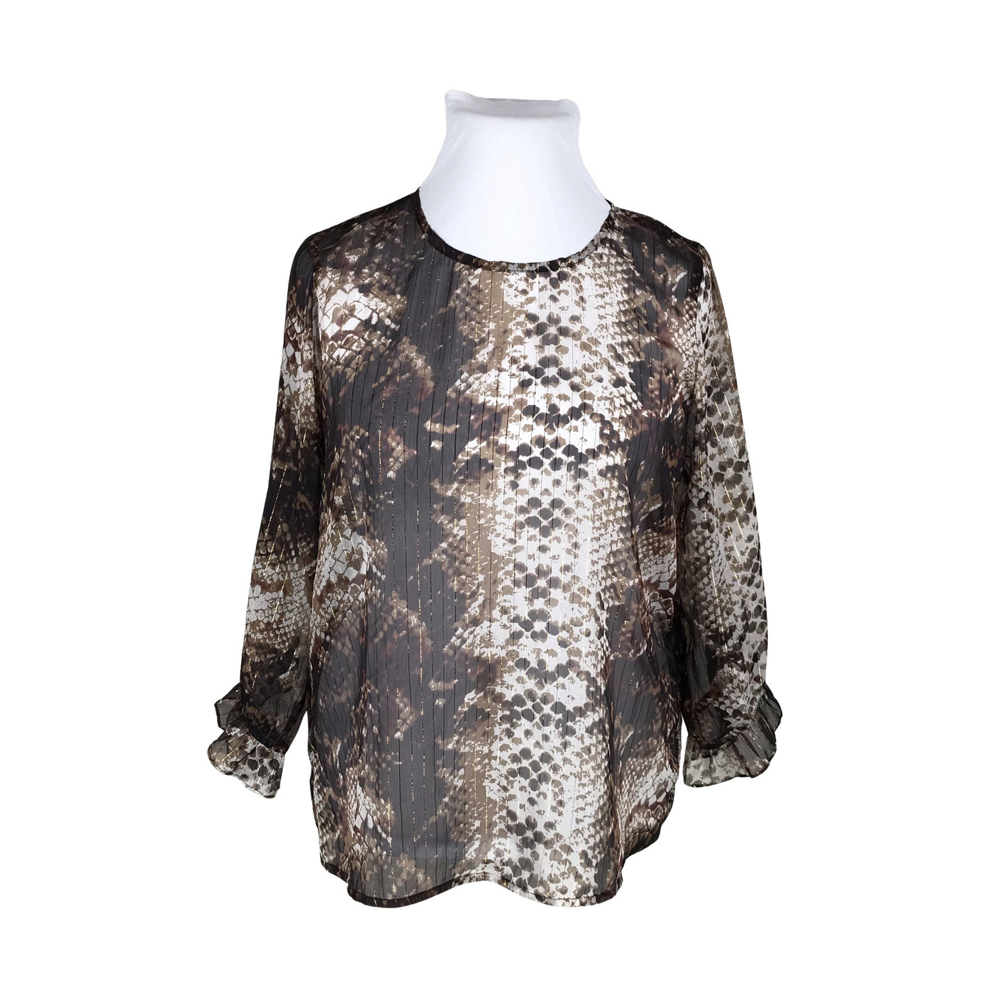 Unisex Kaffe - Pluus, suurus 42 - Pruun (1)