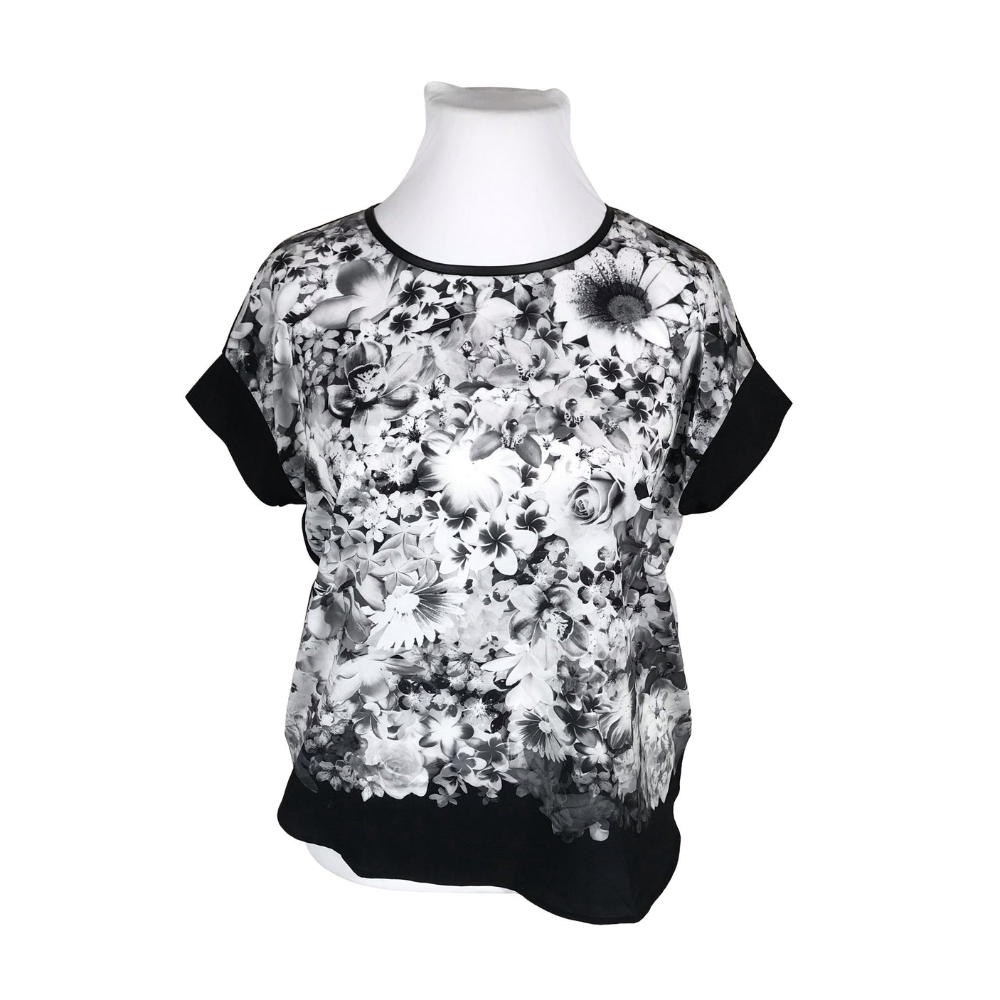 Unisex Esprit - Lühikeste käistega pluus, suurus 42 - Hall (1)