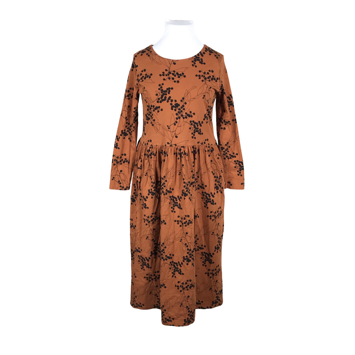 Unisex NOSH - Trikotaažist kleit, suurus 46 - Pruun (1)