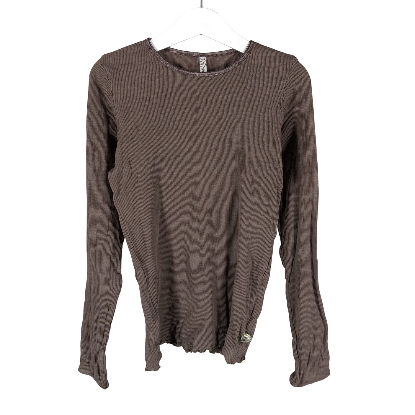 Unisex POMPdeLUX - Trikotaažist pluus, suurus 134 - 140 - Pruun (1)