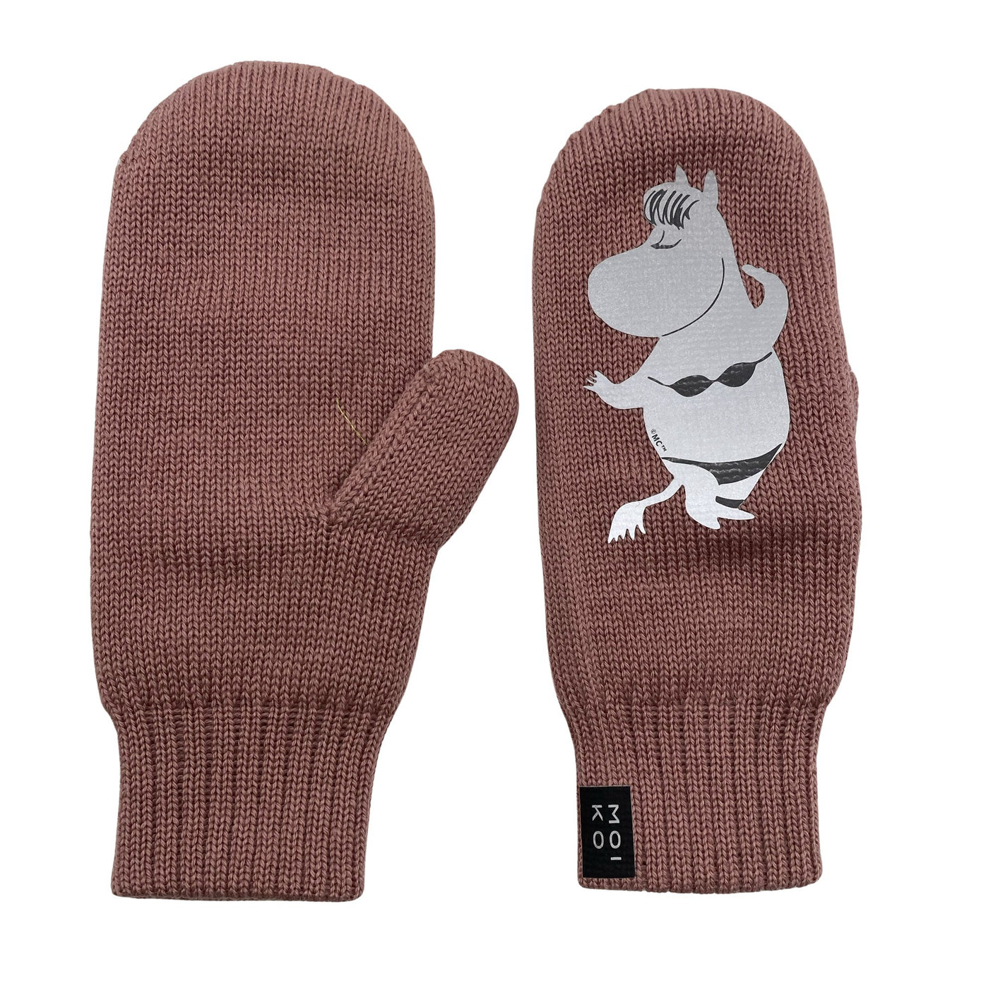 Unisex Moiko - Sõrmkindad, suurus 8 - 12 vuotta - Heleroosa (1)