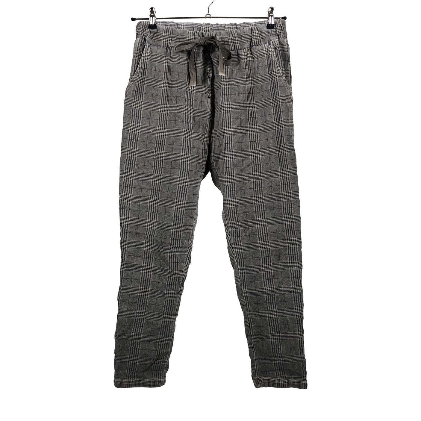Unisex Perfect Jeans - Mittevenivad püksid, suurus 36 - Hall (1)
