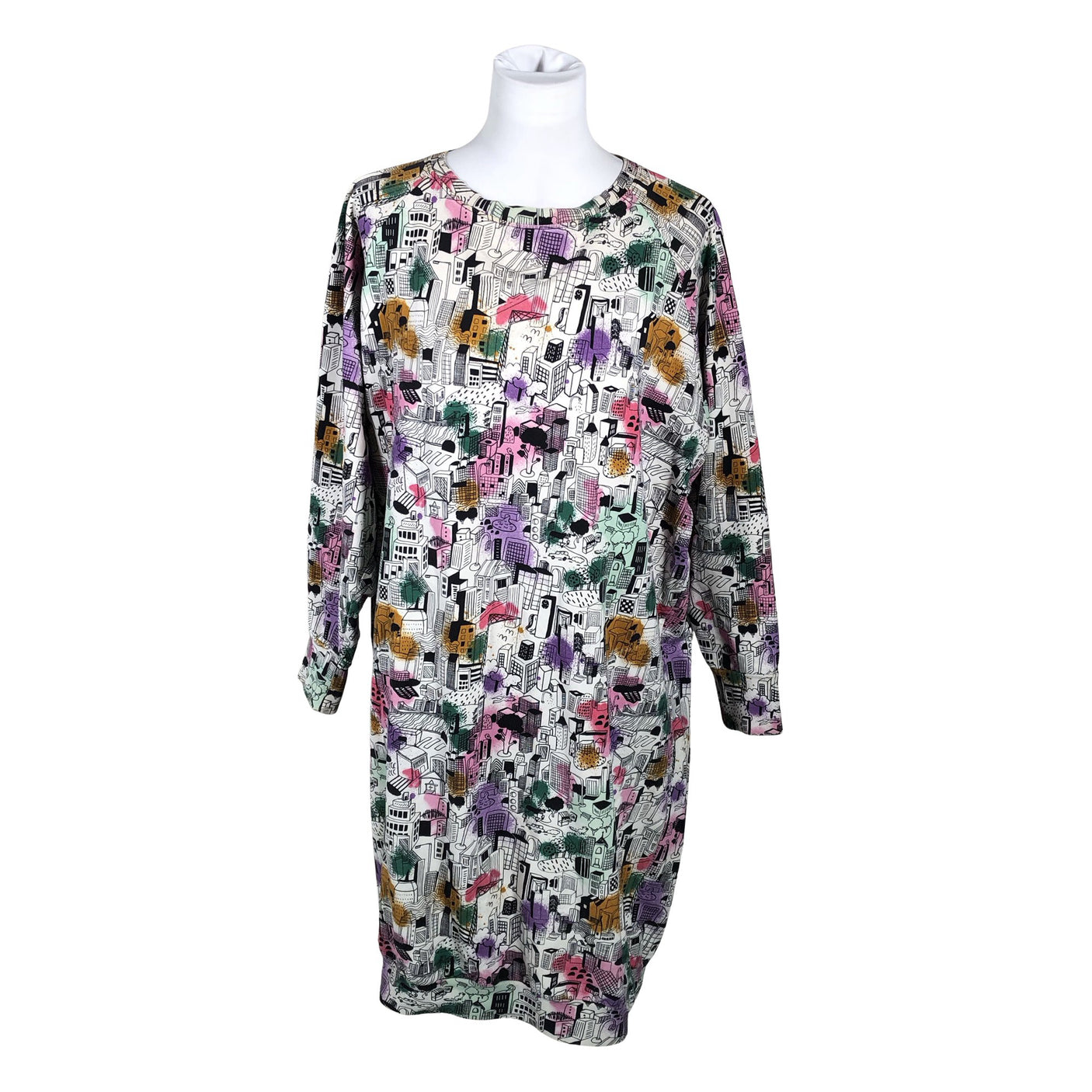 Unisex Papu - Dressikangast kleit, suurus 40 - Valge (1)