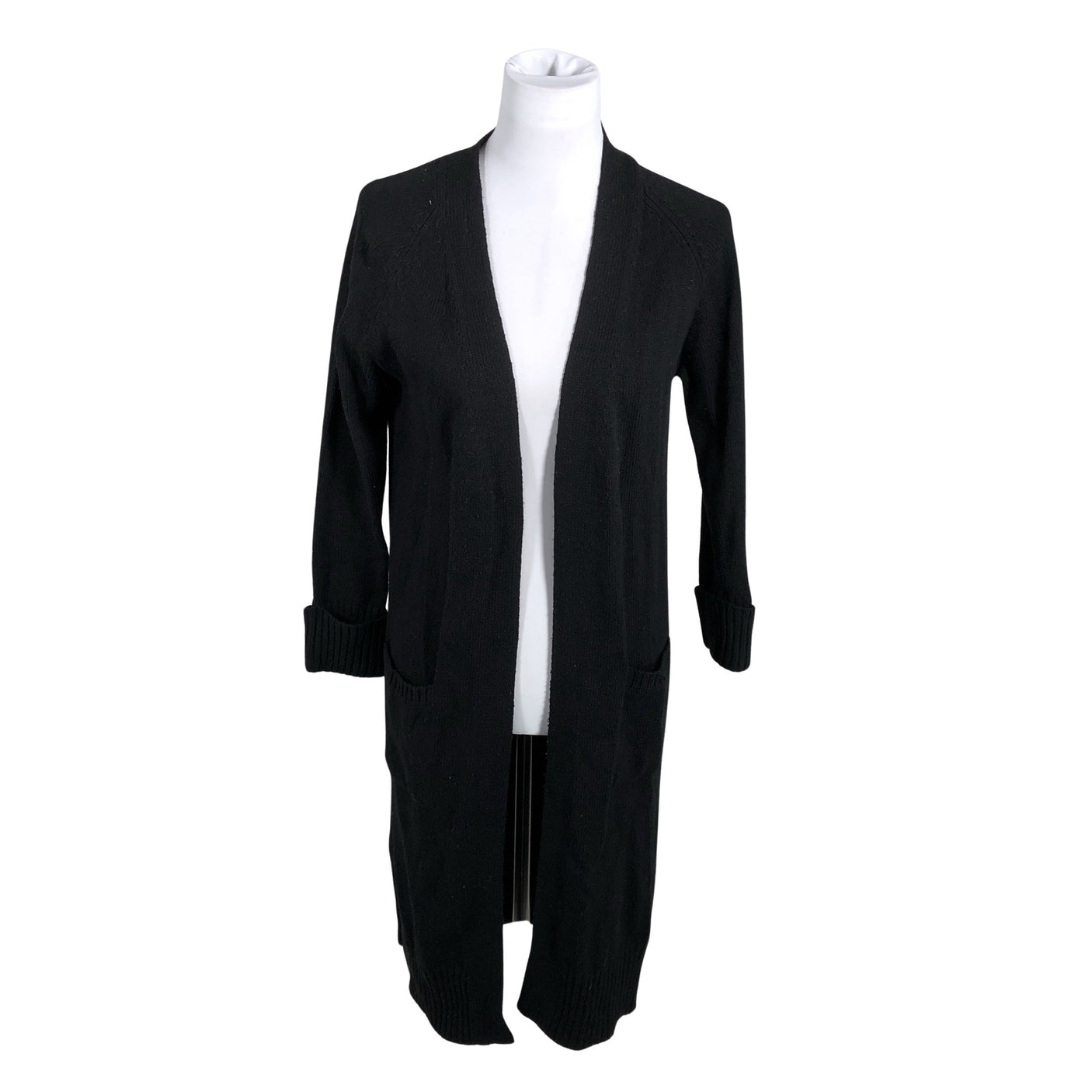 Unisex Massimo Dutti - Kardigan, suurus 34 - Must (1)