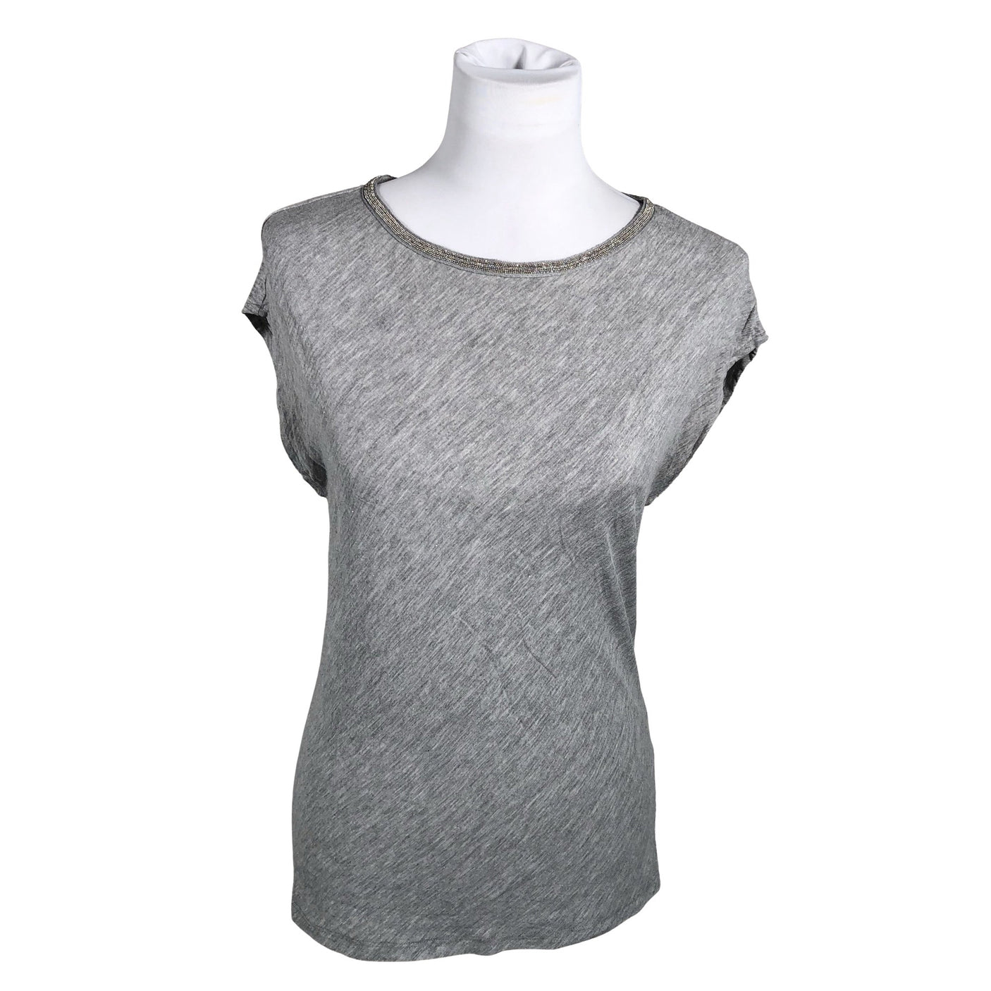 Unisex Massimo Dutti - T-särk, suurus 38 - Hall (1)