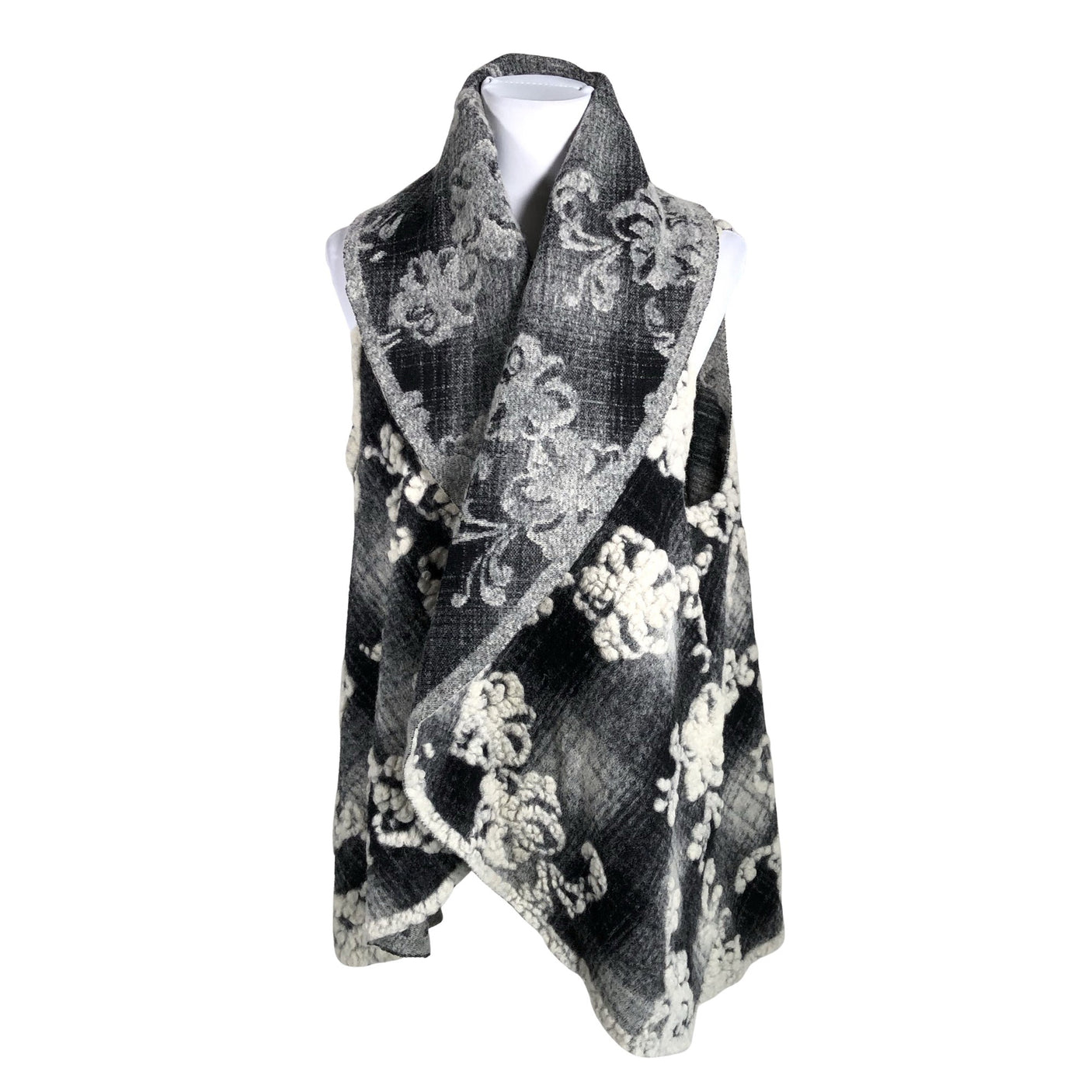Unisex Studio Di Moda - Kootud vest, suurus 40 - Hall (1)