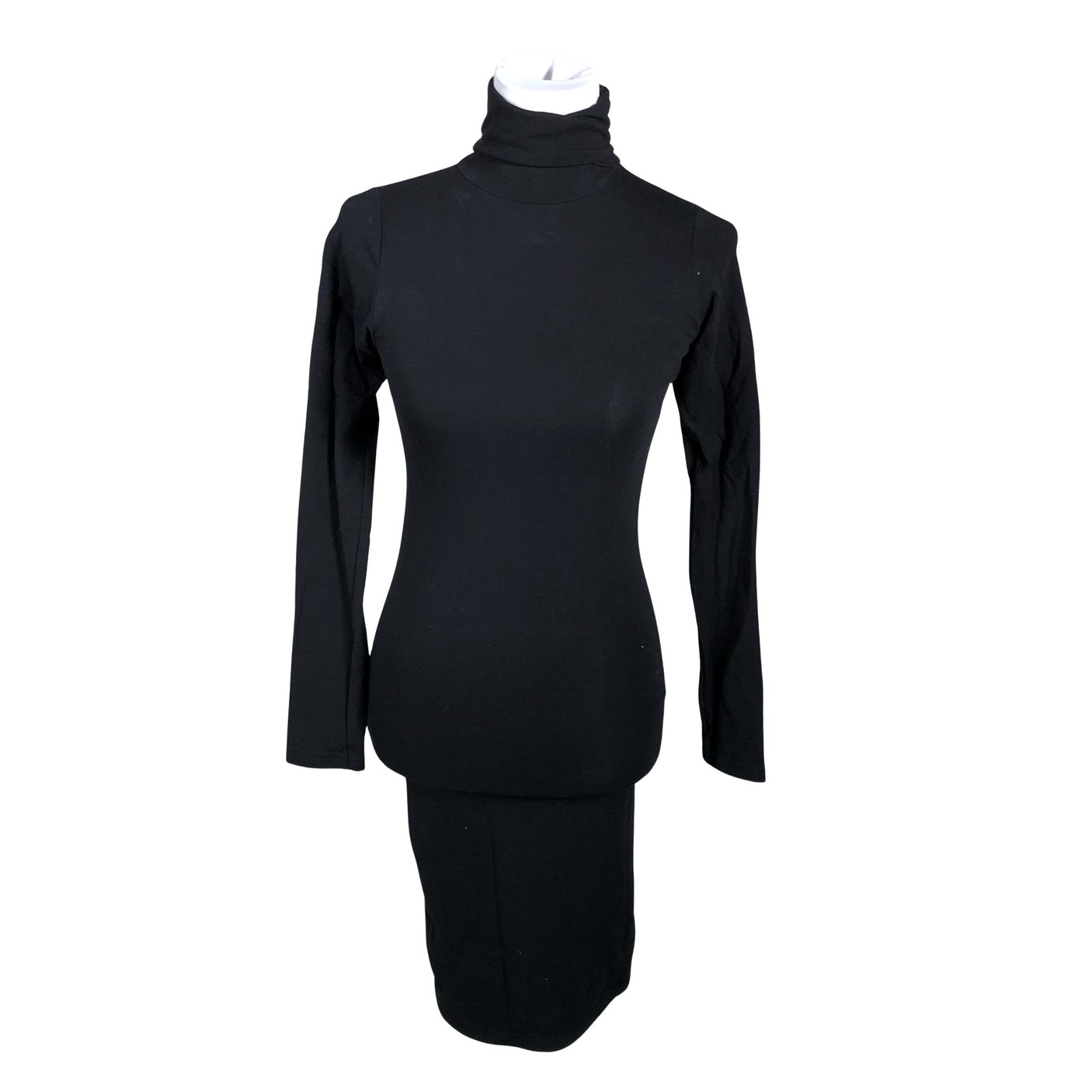 Unisex American Apparel - Trikotaažist kleit, suurus 36 - Must (1)