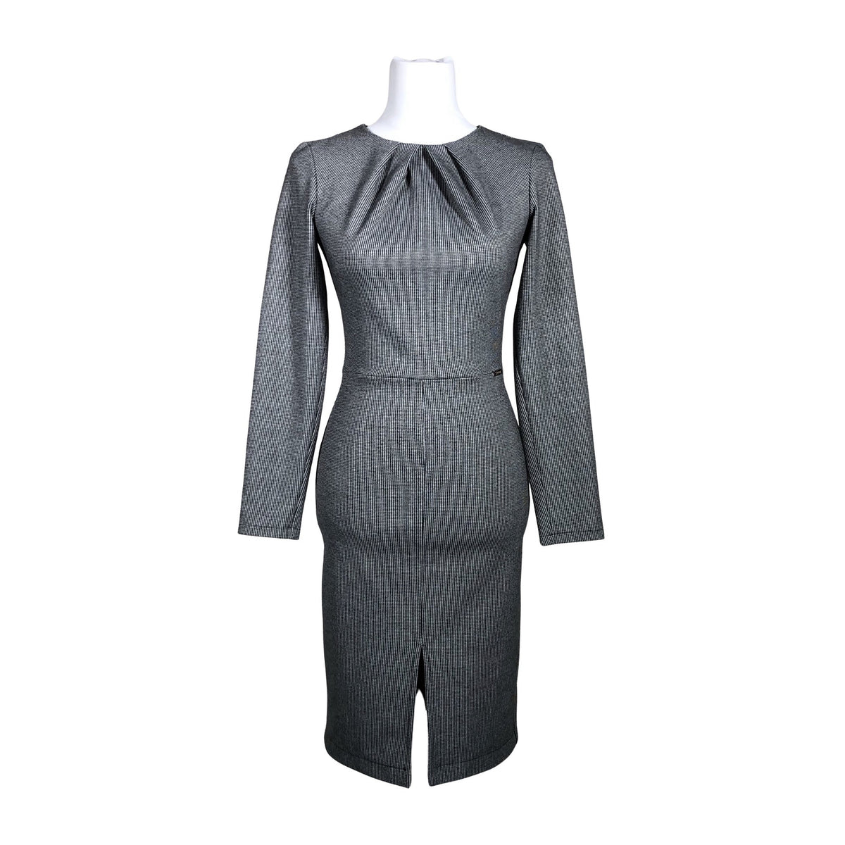 Unisex Orange - Trikotaažist kleit, suurus 34 - Hall (1)