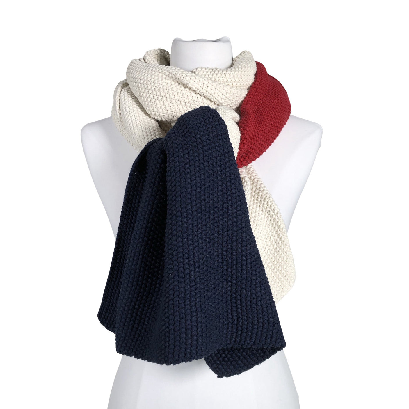 Unisex Tommy Hilfiger - Õhuke sall, suurus Maxi - Valge (1)