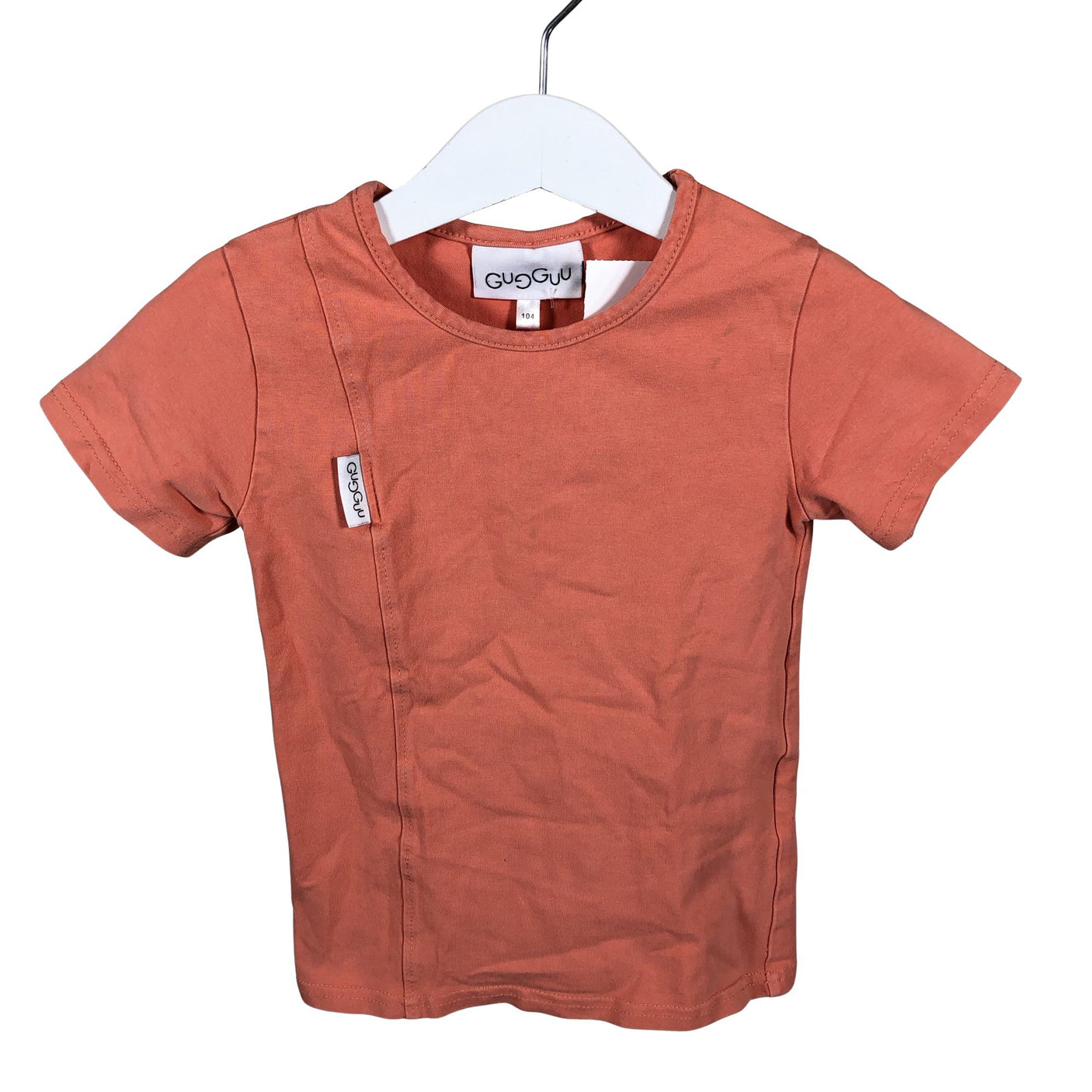 Unisex Gugguu - T-särk, suurus 98 - 104 - Oranž (1)