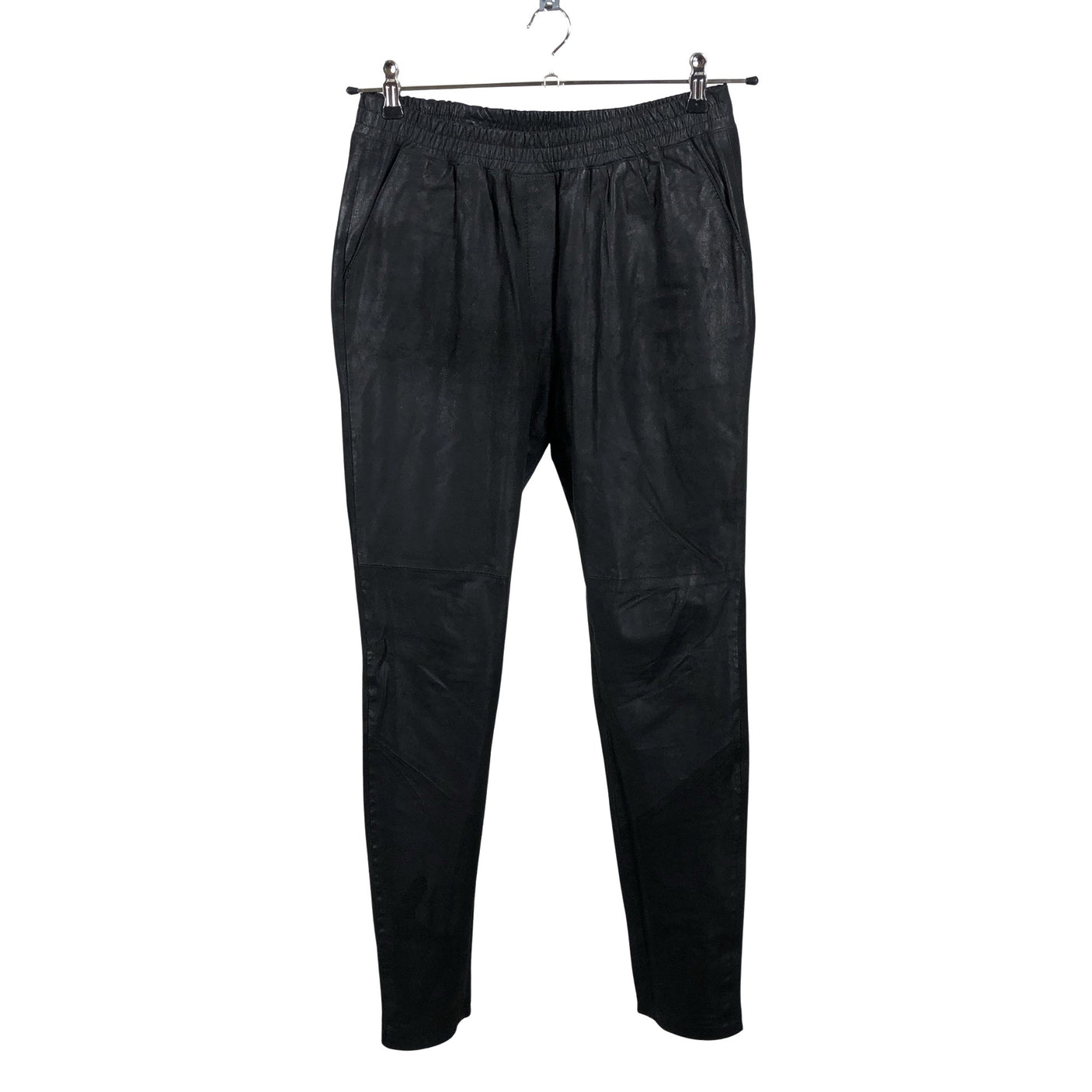 Unisex Minus - Nahkpüksid, suurus 38 - Must (1)