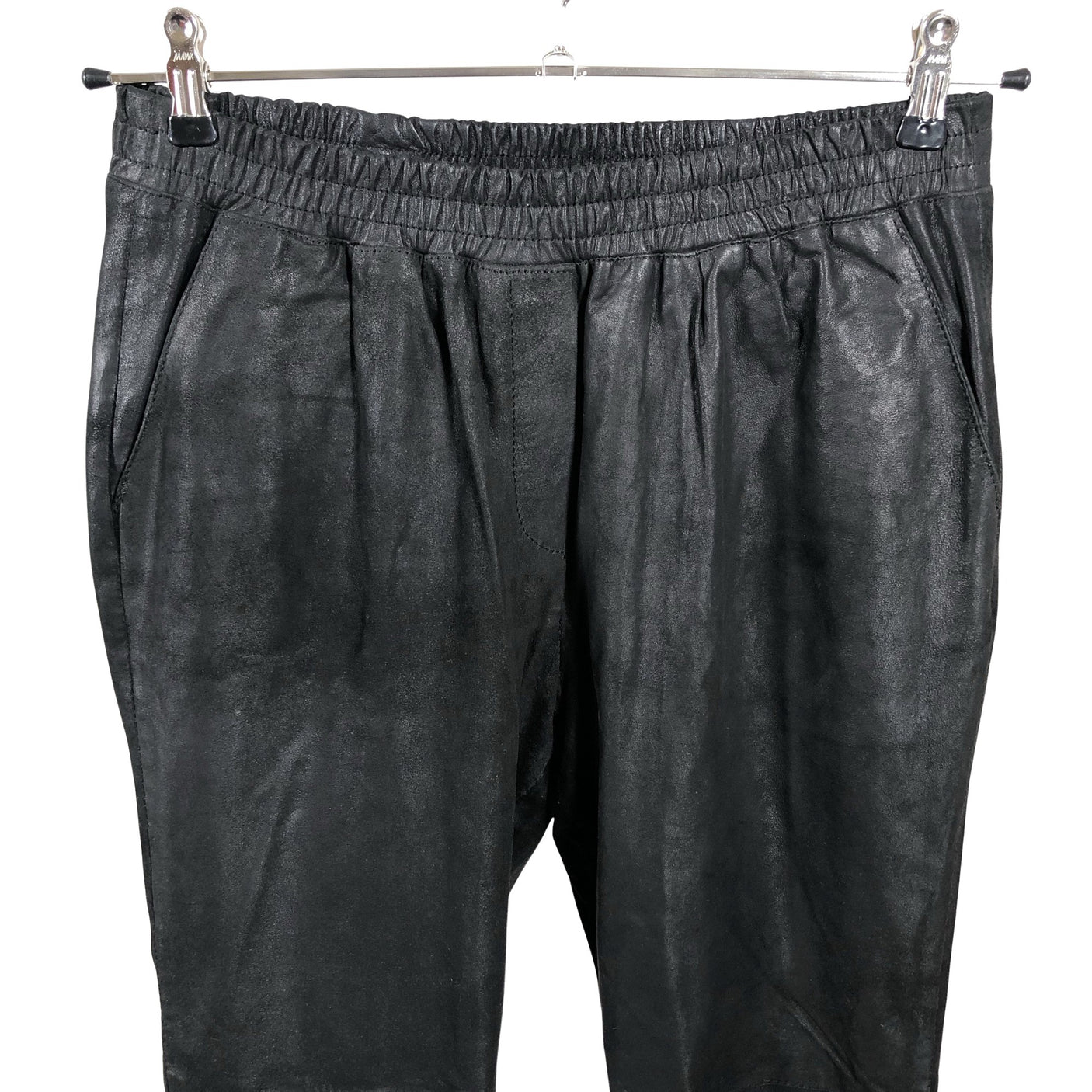 Unisex Minus - Nahkpüksid, suurus 38 - Must (3)