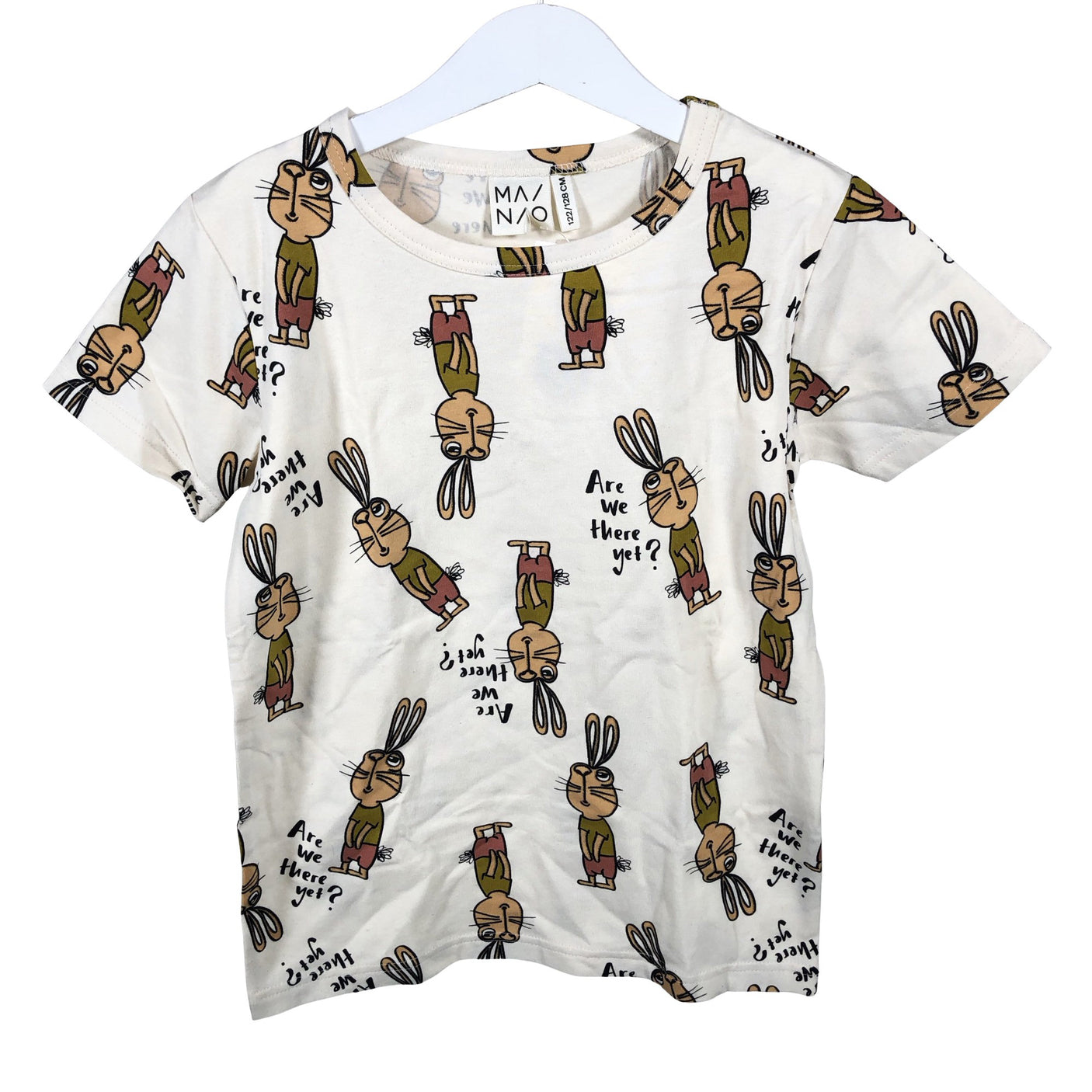 Unisex Mainio - T-särk, suurus 122 - 128 - Looduslik valge (1)