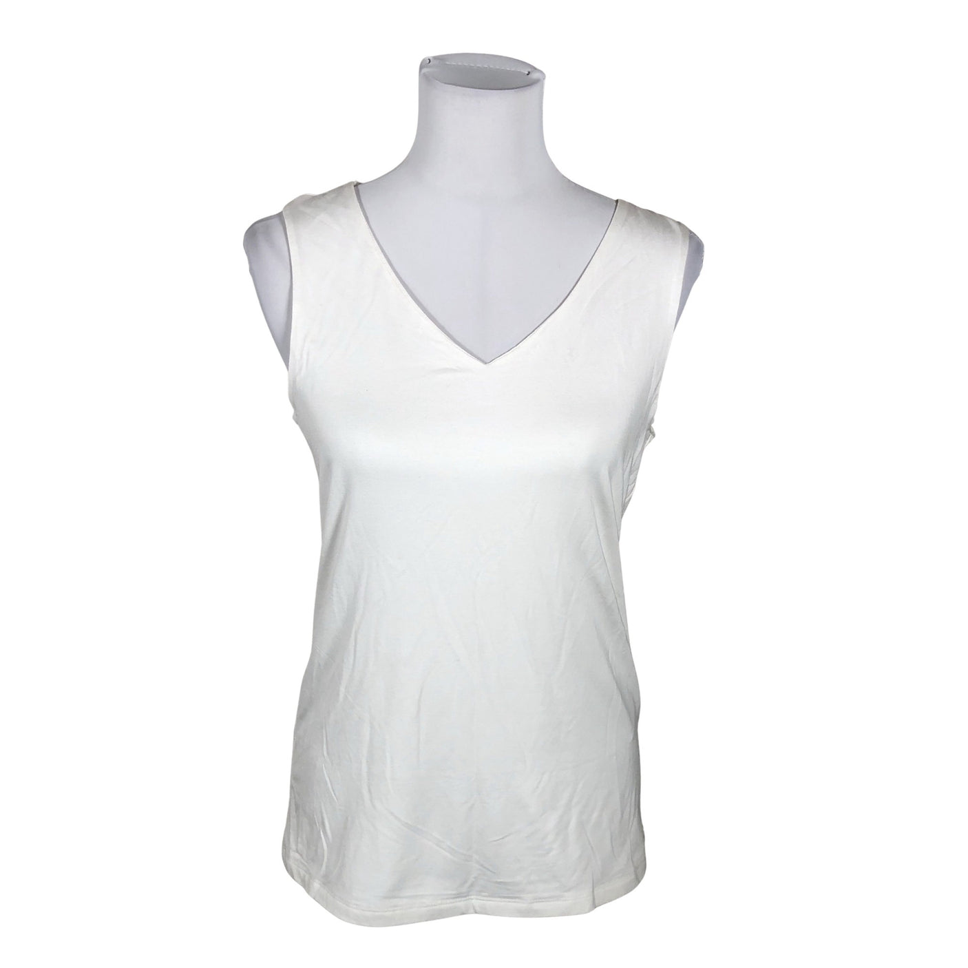 Unisex Soyaconcept - Trikotaažist topp, suurus 38 - Valge (1)