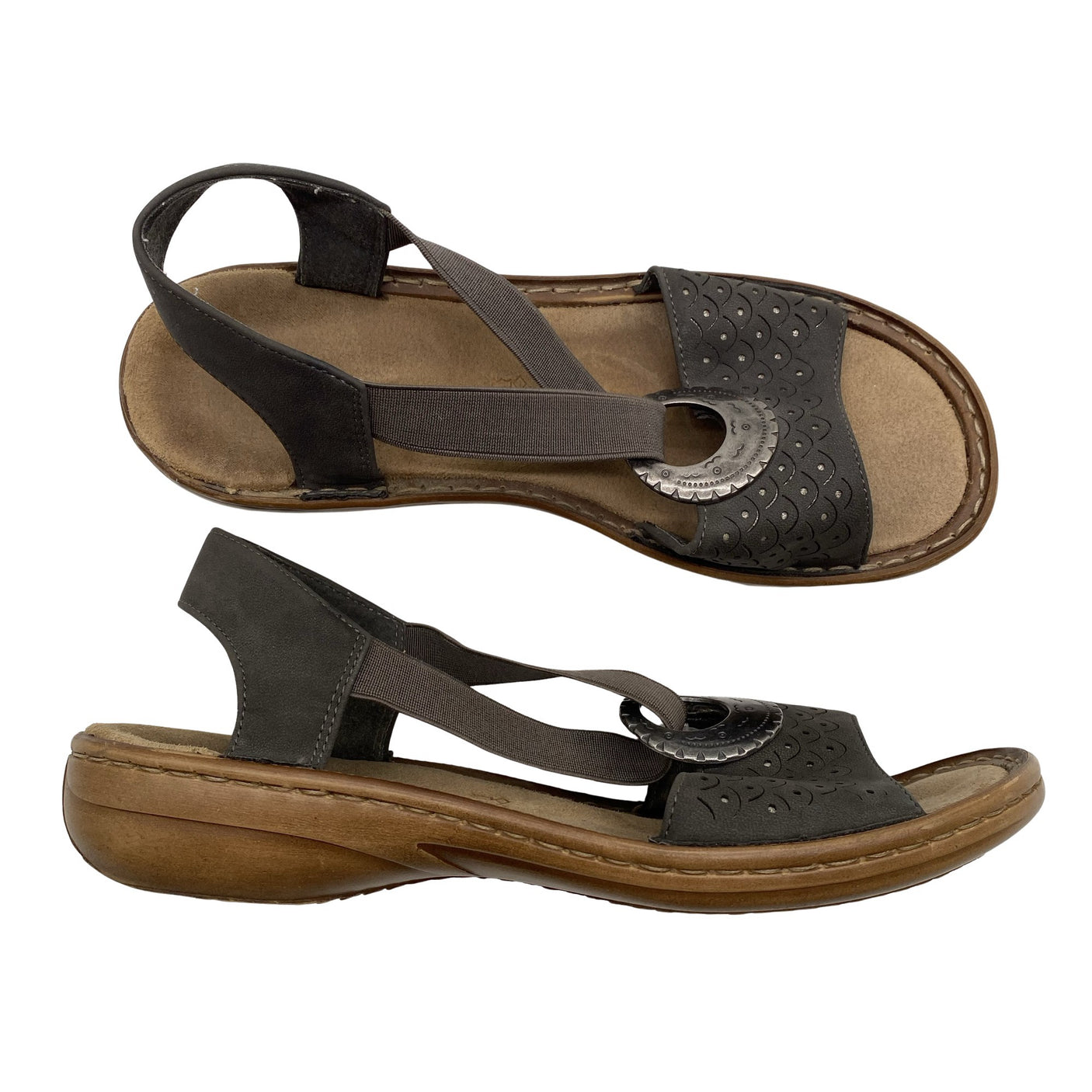 Unisex Rieker - Rihmikud, suurus 39 - Hall (1)