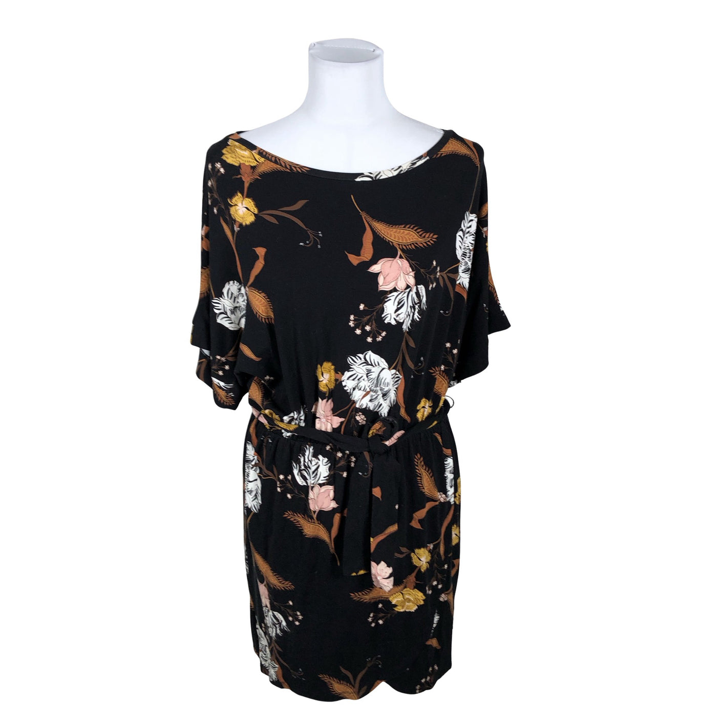 Unisex Lindex - Trikotaažist kleit, suurus 36 - Must (1)
