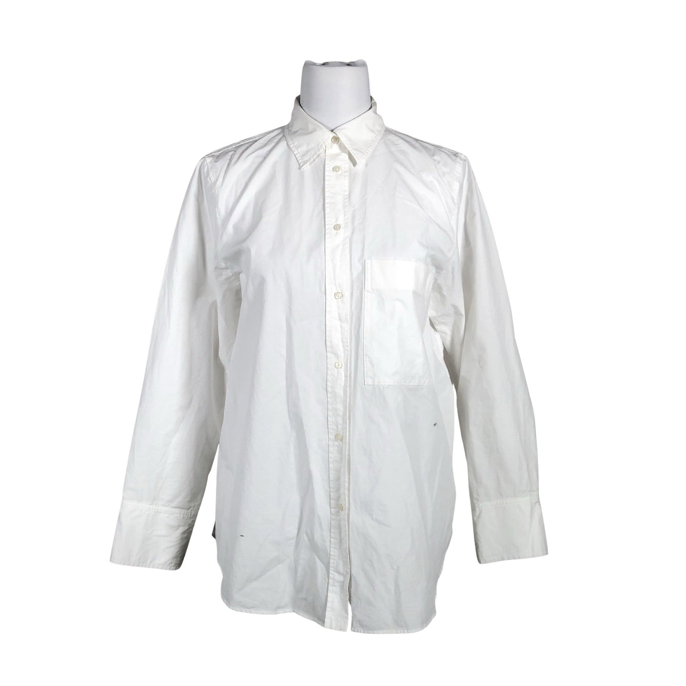 Unisex Massimo Dutti - Triiksärk, suurus 38 - Valge (1)