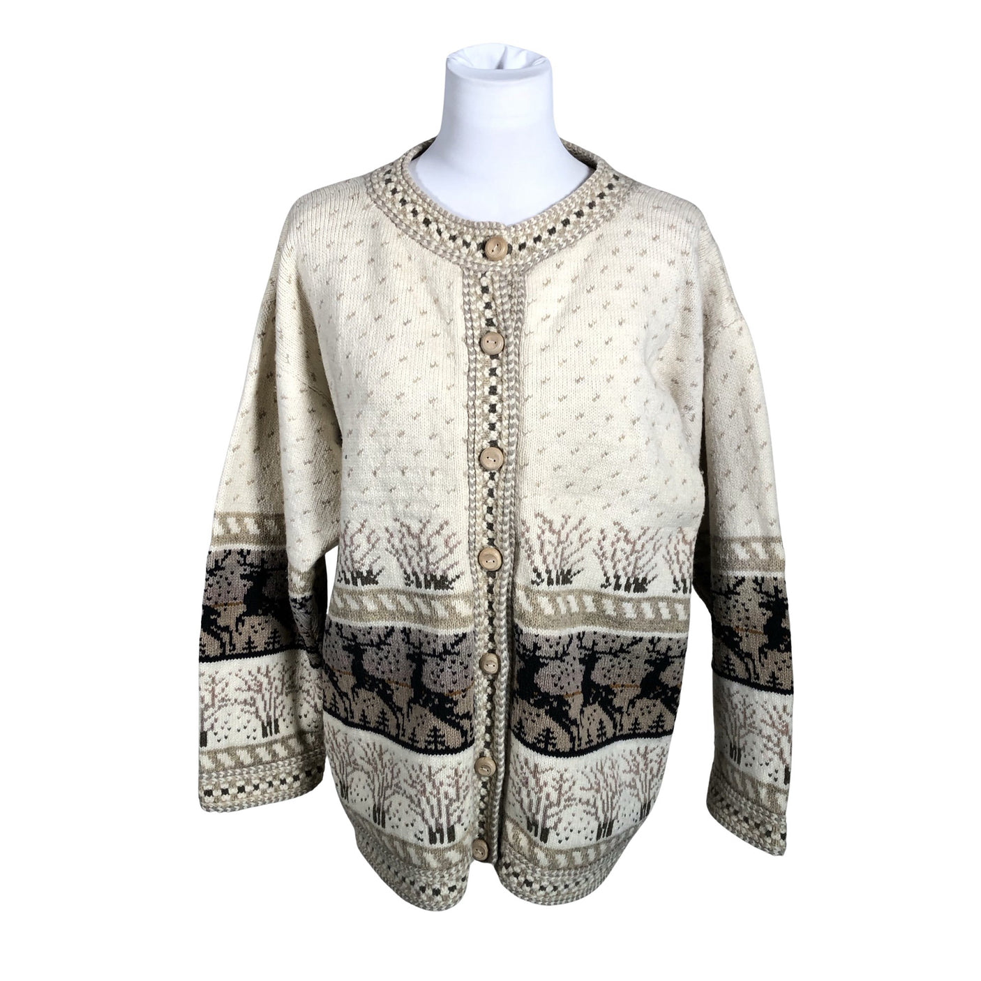 Unisex Handmade - Kardigan, suurus 42 - Beige (1)