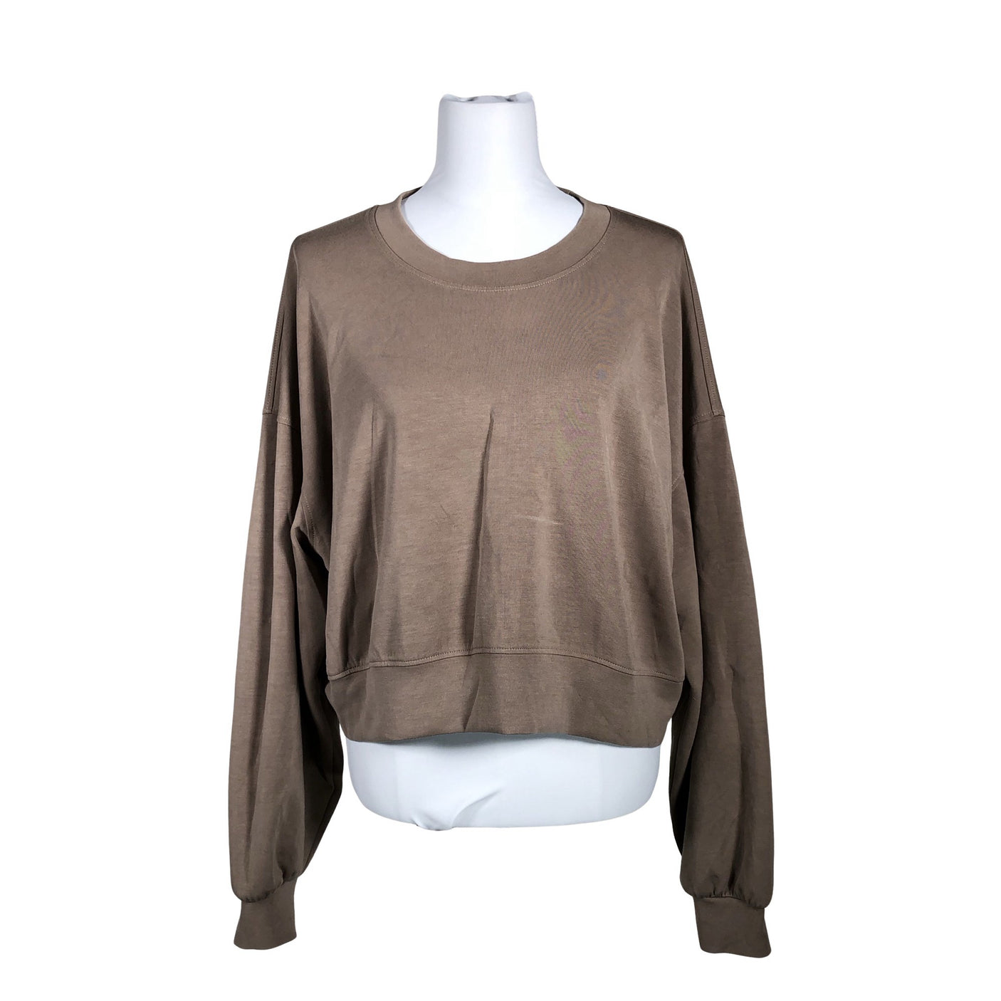 Unisex Soc - Trikotaažist pluus, suurus 40 - Beige (1)