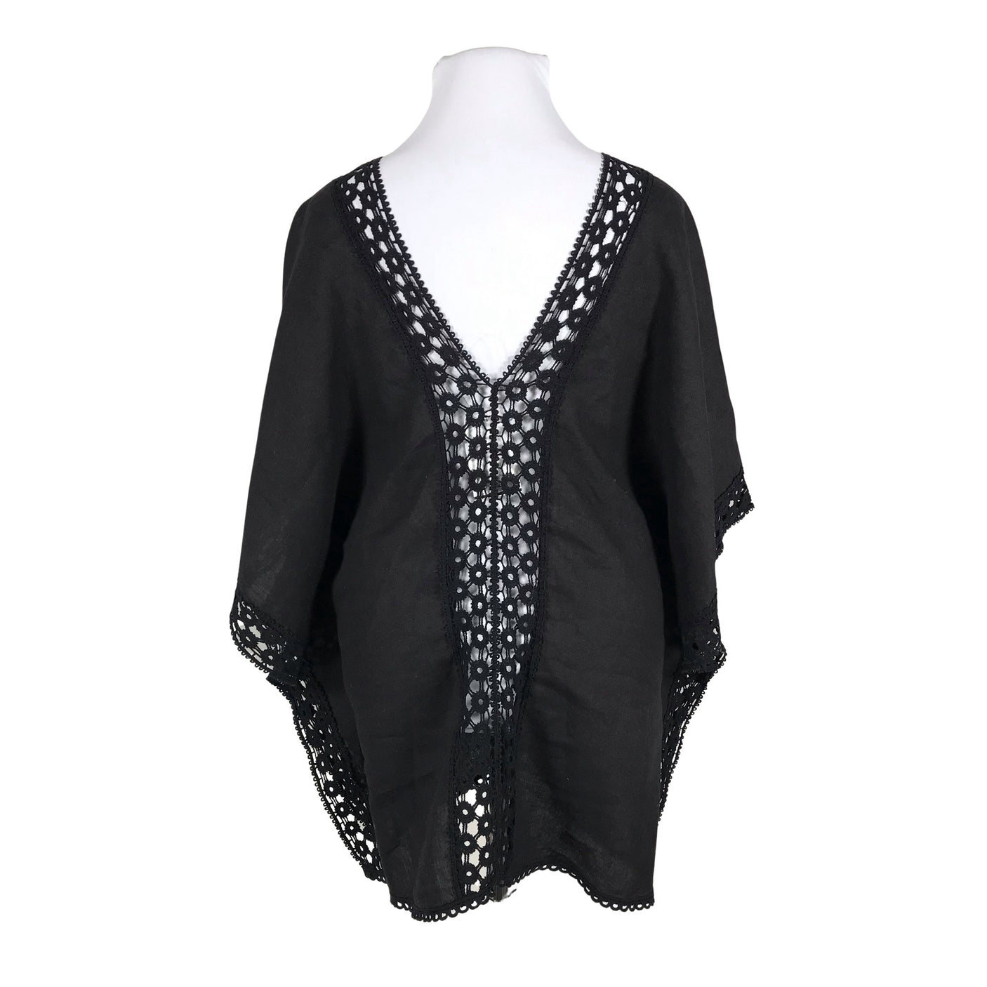 Unisex Bohemiana - Mitteveniv tuunika, suurus 46 - Must (2)