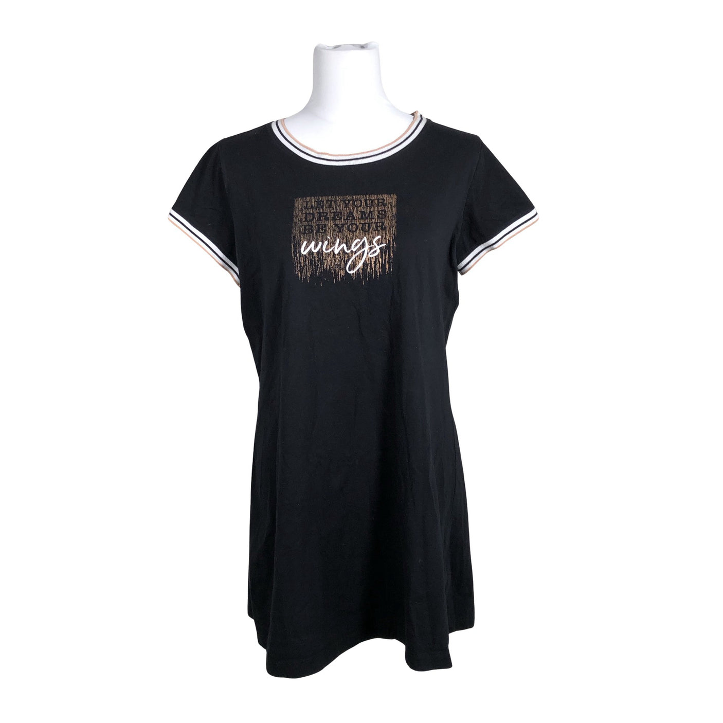 Unisex Vivance - Trikotaažist tuunika, suurus 40 - Must (1)