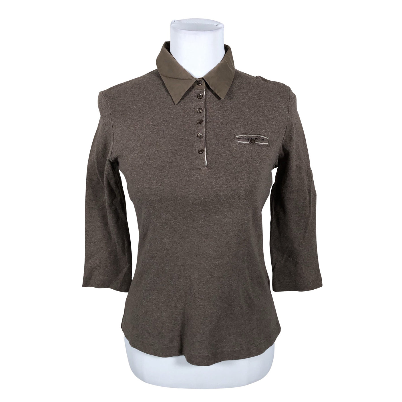 Unisex Gerry Weber - Trikotaažist pluus, suurus 36 - Pruun (1)