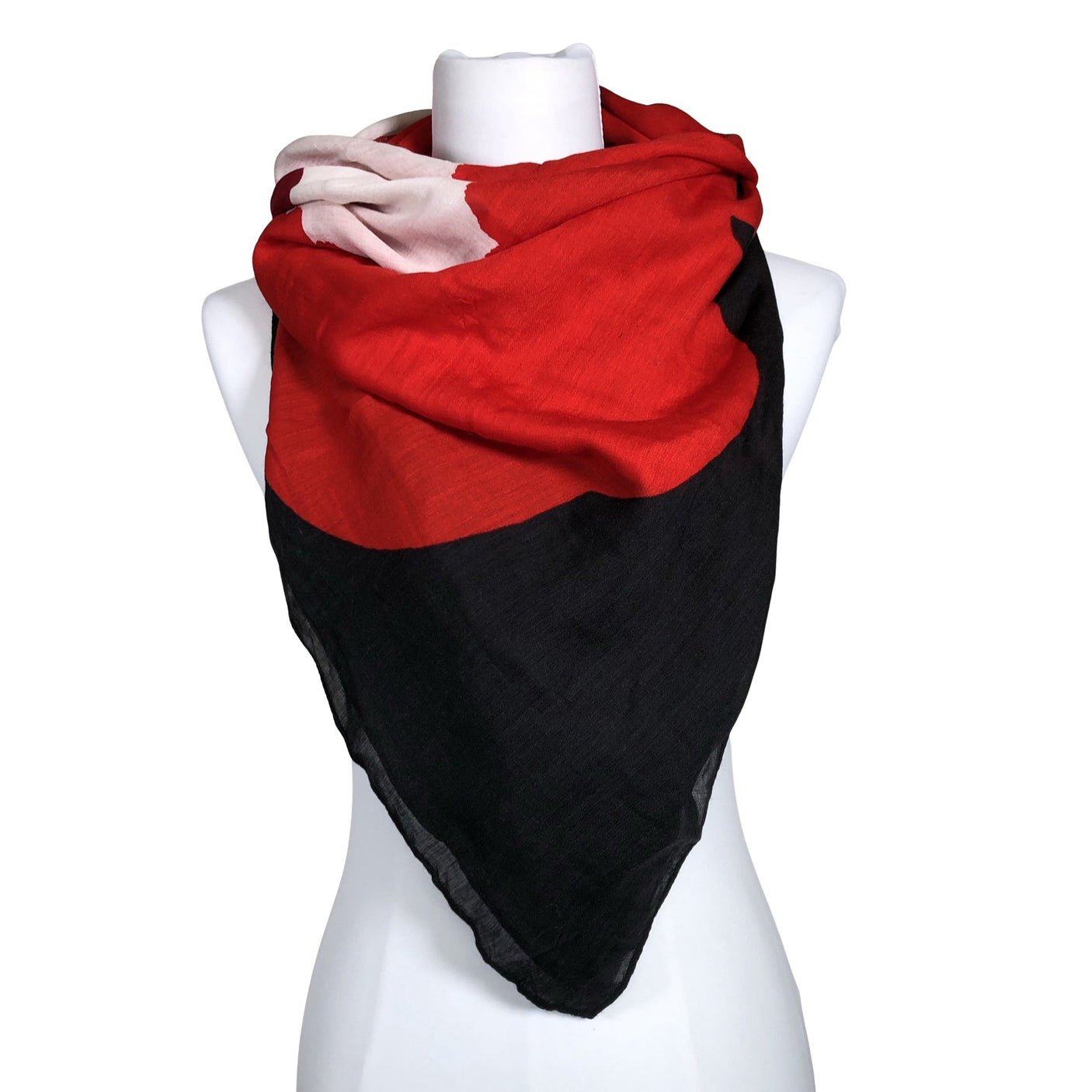 Unisex Marimekko - Õhuke sall, suurus Maxi - Must (1)