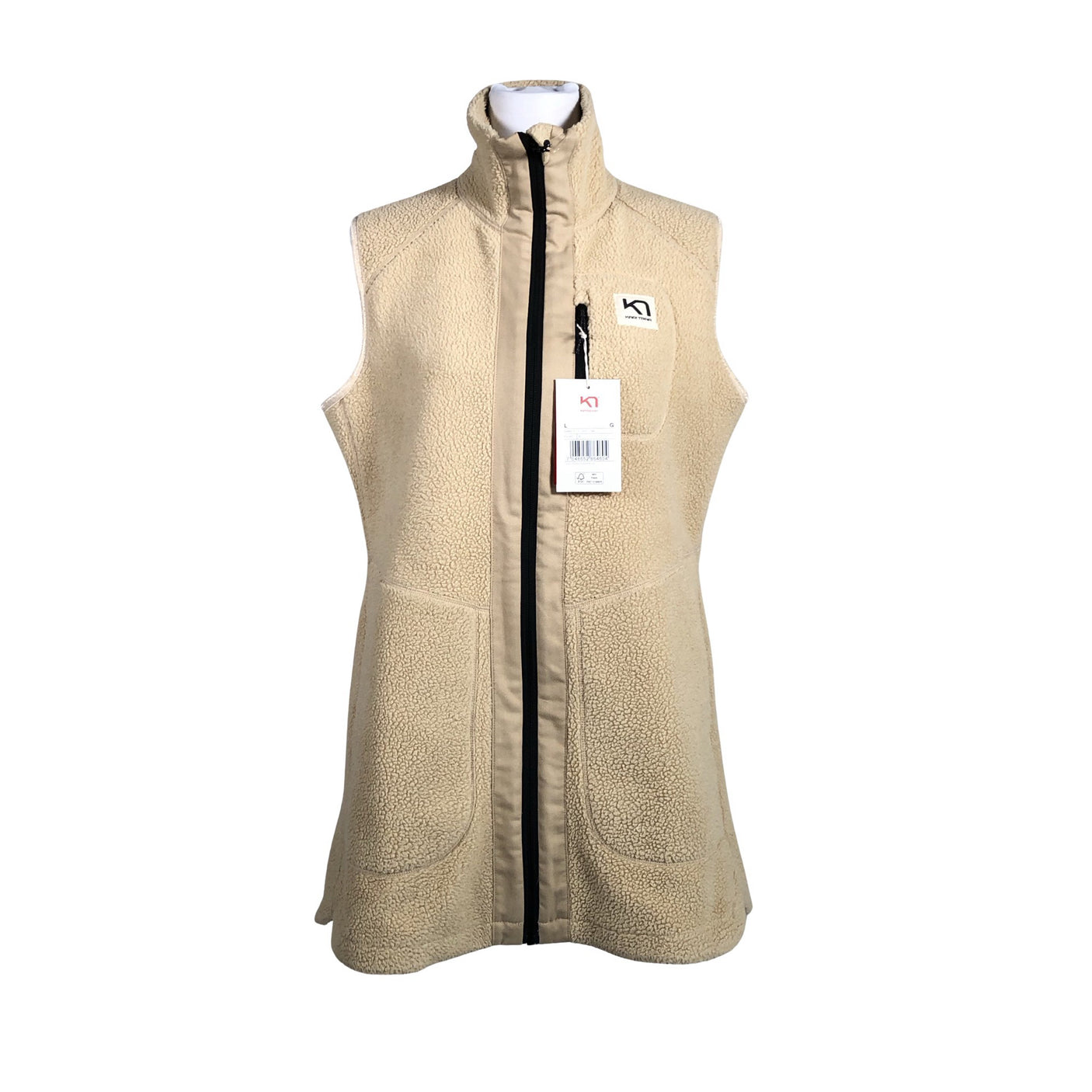 Unisex Kari Traa - Fliisvest, suurus 40 - Beige (1)