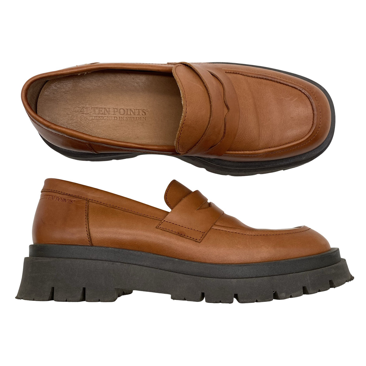 Unisex Ten Points - Mokassiinid, suurus 41 - Pruun (1)