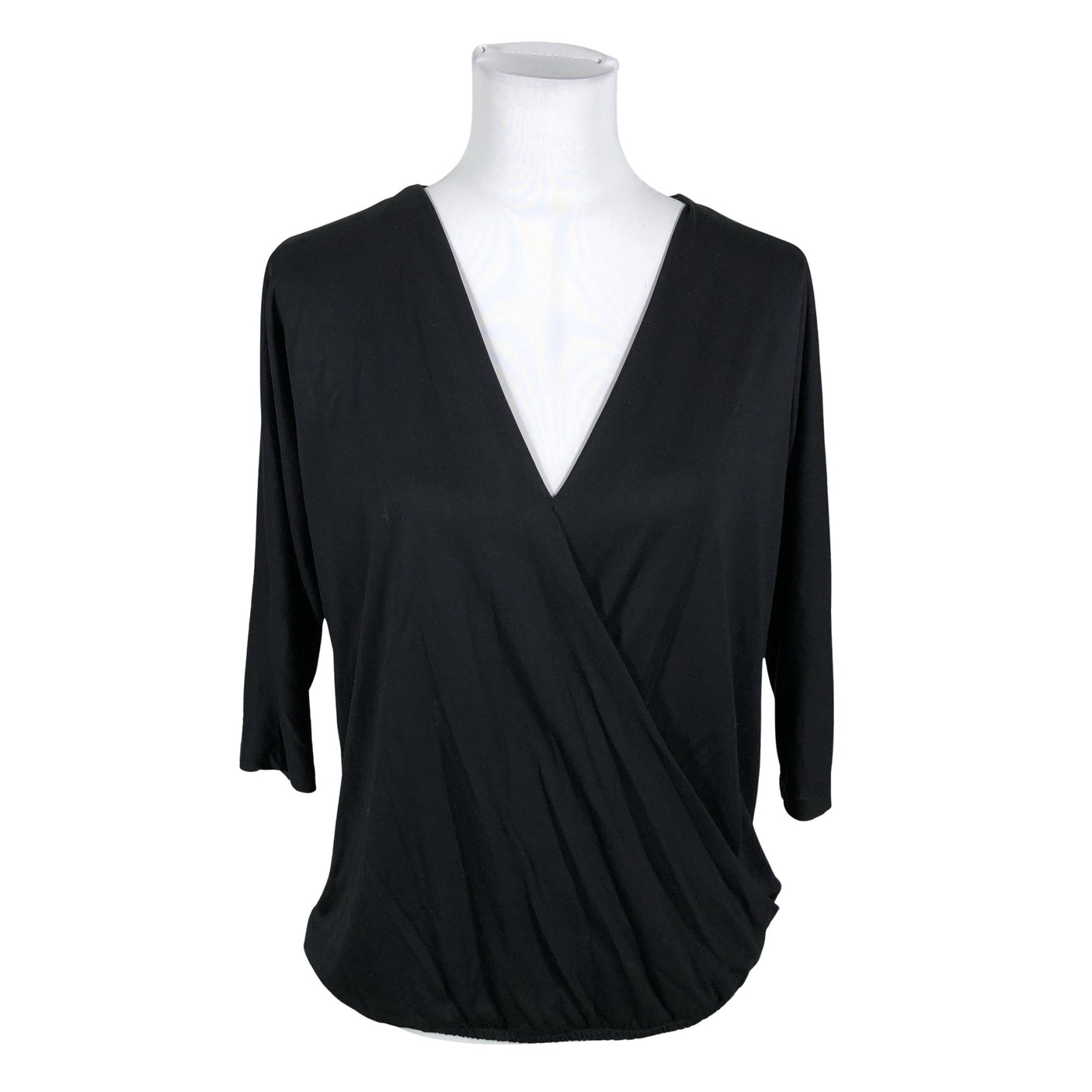 Unisex Esprit - Trikotaažist pluus, suurus 38 - Must (1)