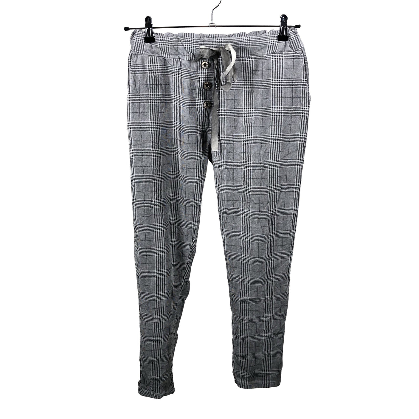 Unisex Perfect Jeans - Mittevenivad püksid, suurus 38 - Hall (1)