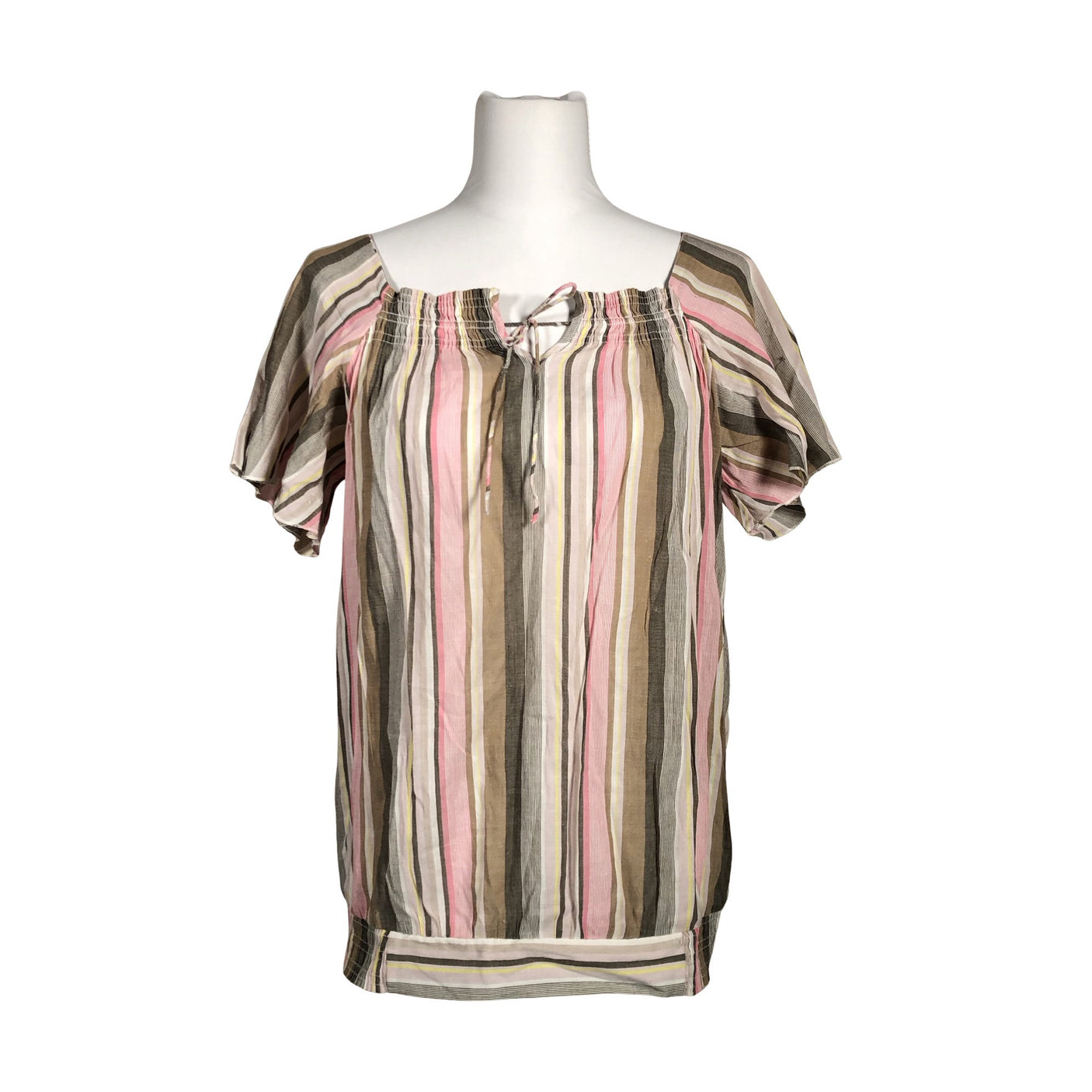 Unisex Jackpot - Lühikeste käistega pluus, suurus 36 - Hall (1)