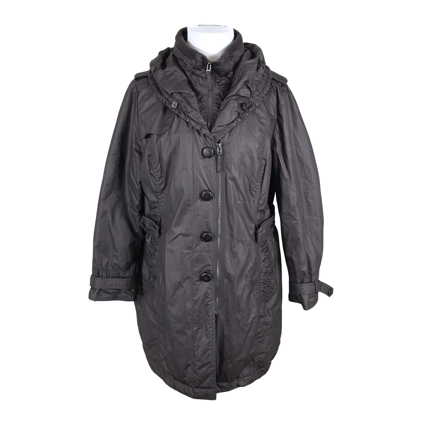 Unisex Betty Barclay - Õhem talvejope, suurus 48 - Pruun (1)