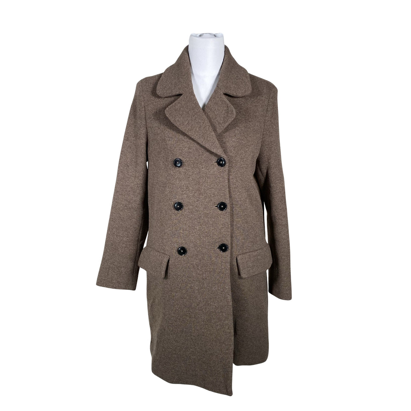 Unisex Marc O'Polo - Villane mantel, suurus 34 - Pruun (1)