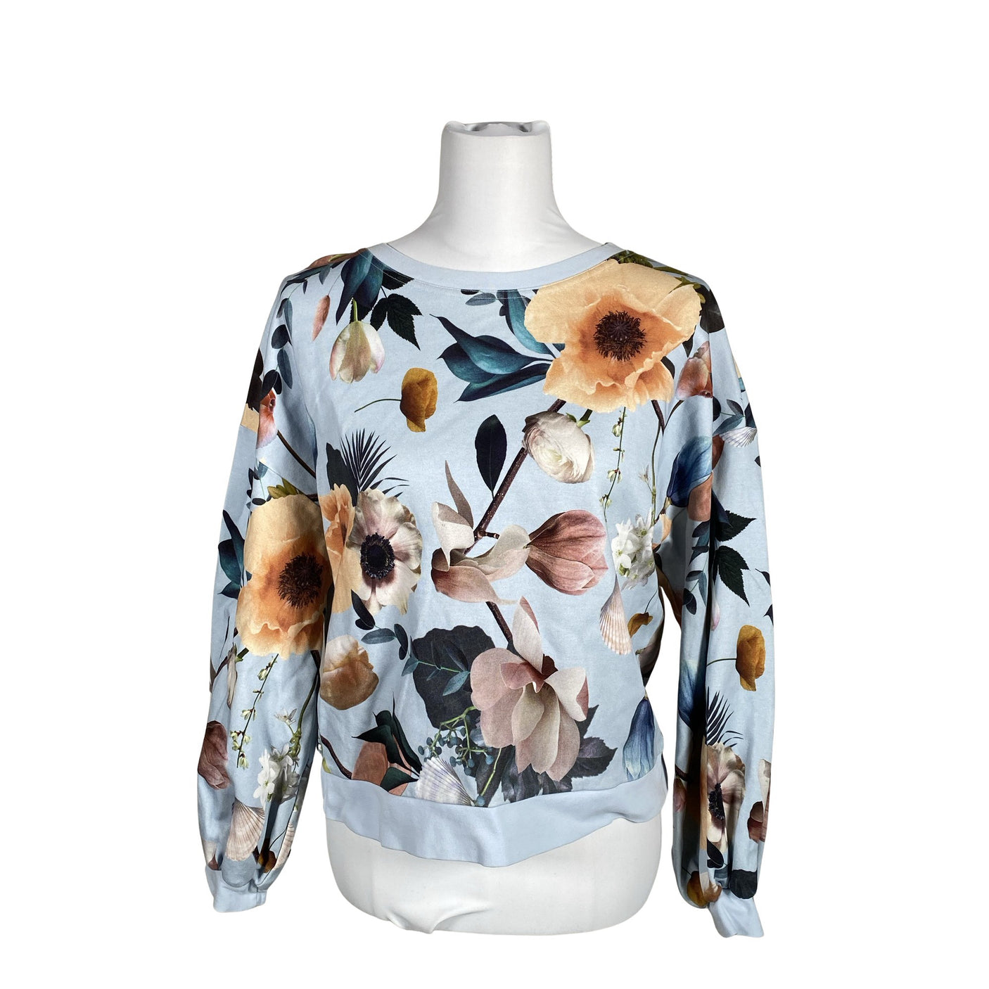 Unisex Uhana Design - Trikotaažist pluus, suurus 40 - Helesinine (1)