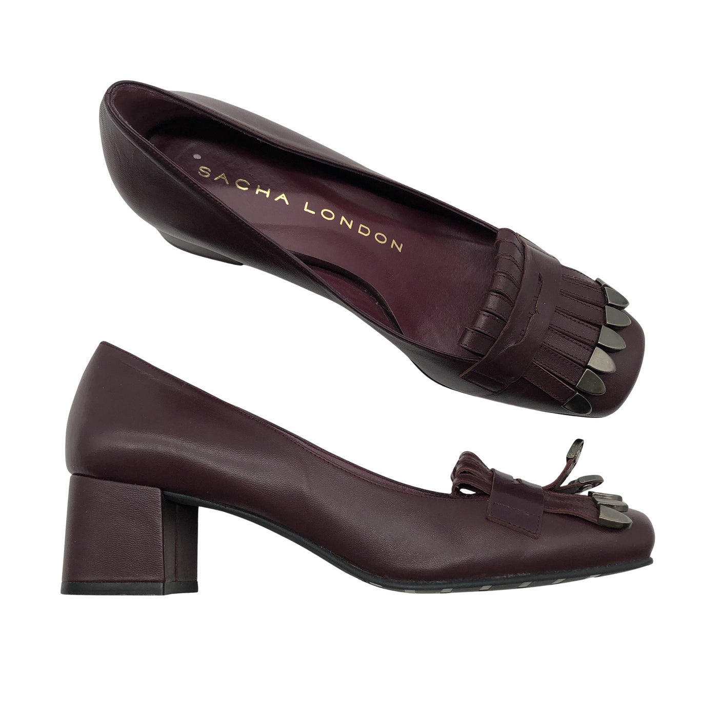 Unisex Sacha London - Kontsakingad, suurus 38 - Veinipunane (1)