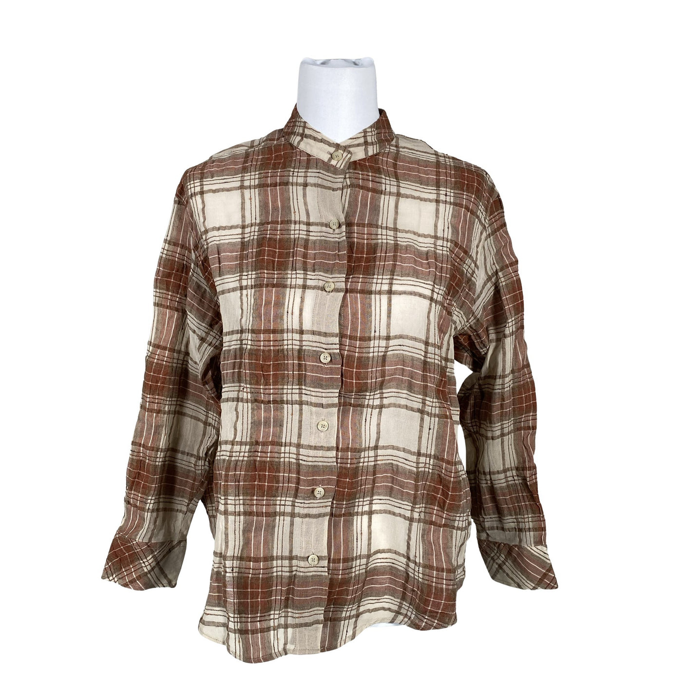 Unisex Massimo Dutti - Triiksärk, suurus 34 - Beige (1)