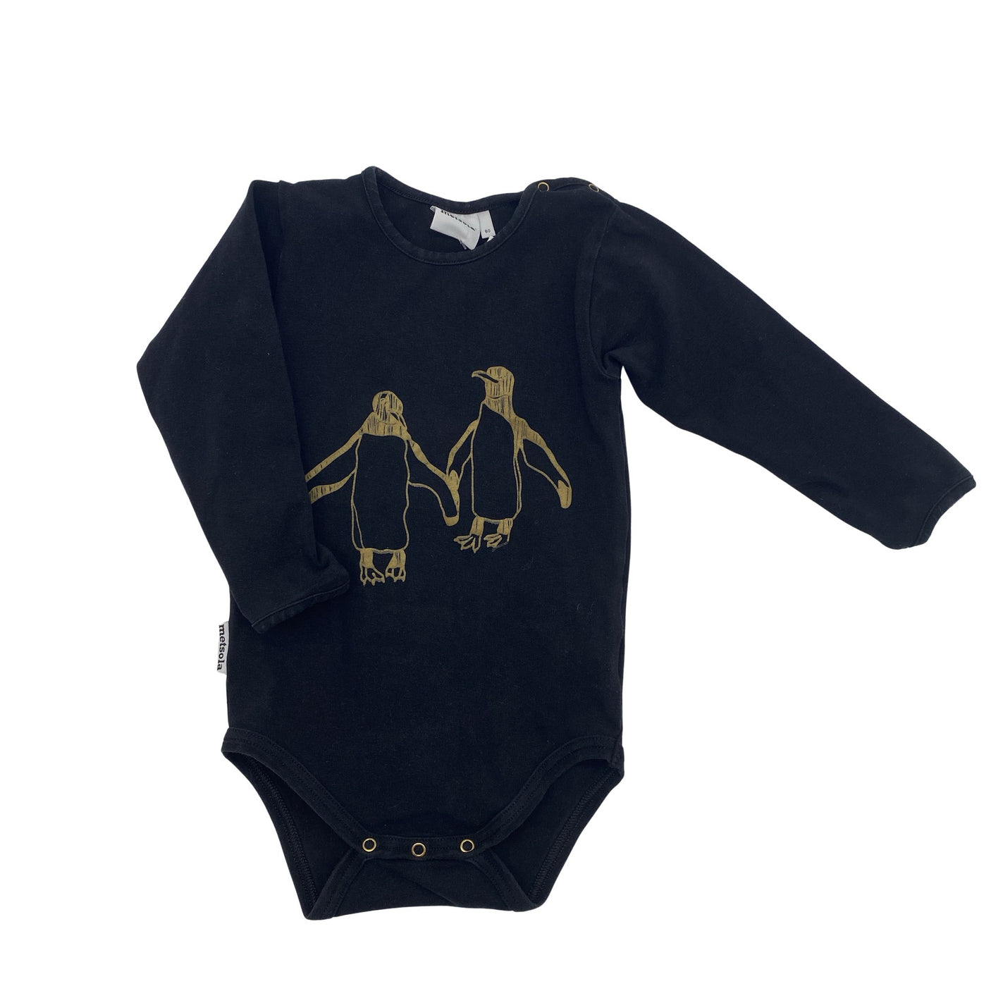 Unisex Metsola - Bodi, suurus 74 - 80 - Must (1)