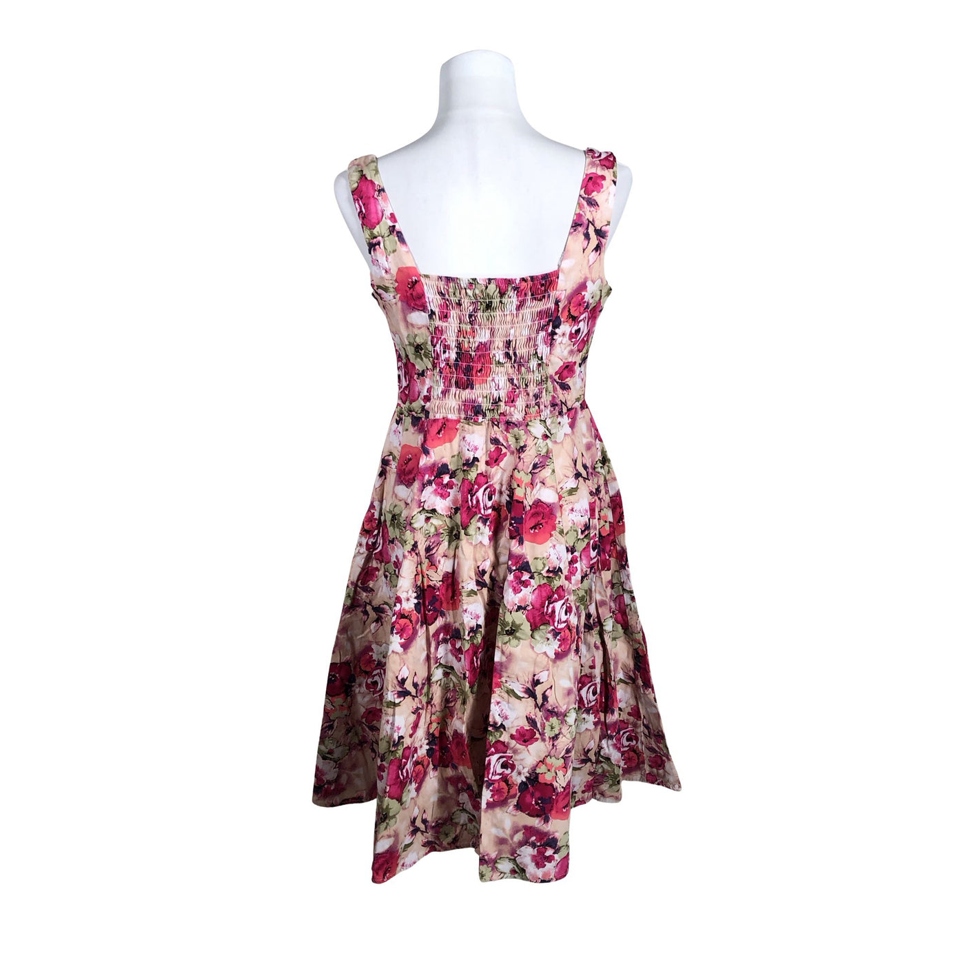 Unisex Hearts & Roses - Mitteveniv kleit, suurus 42 - Roosa (2)
