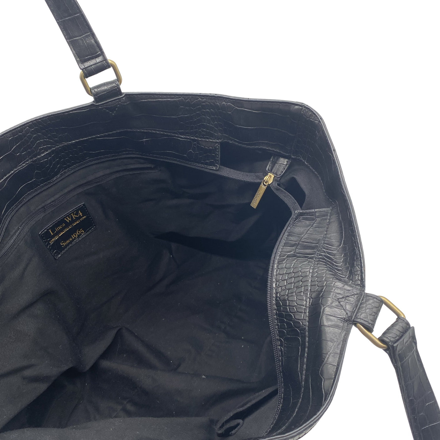 Unisex Benetton - Käekott, suurus Maxi - Must (2)
