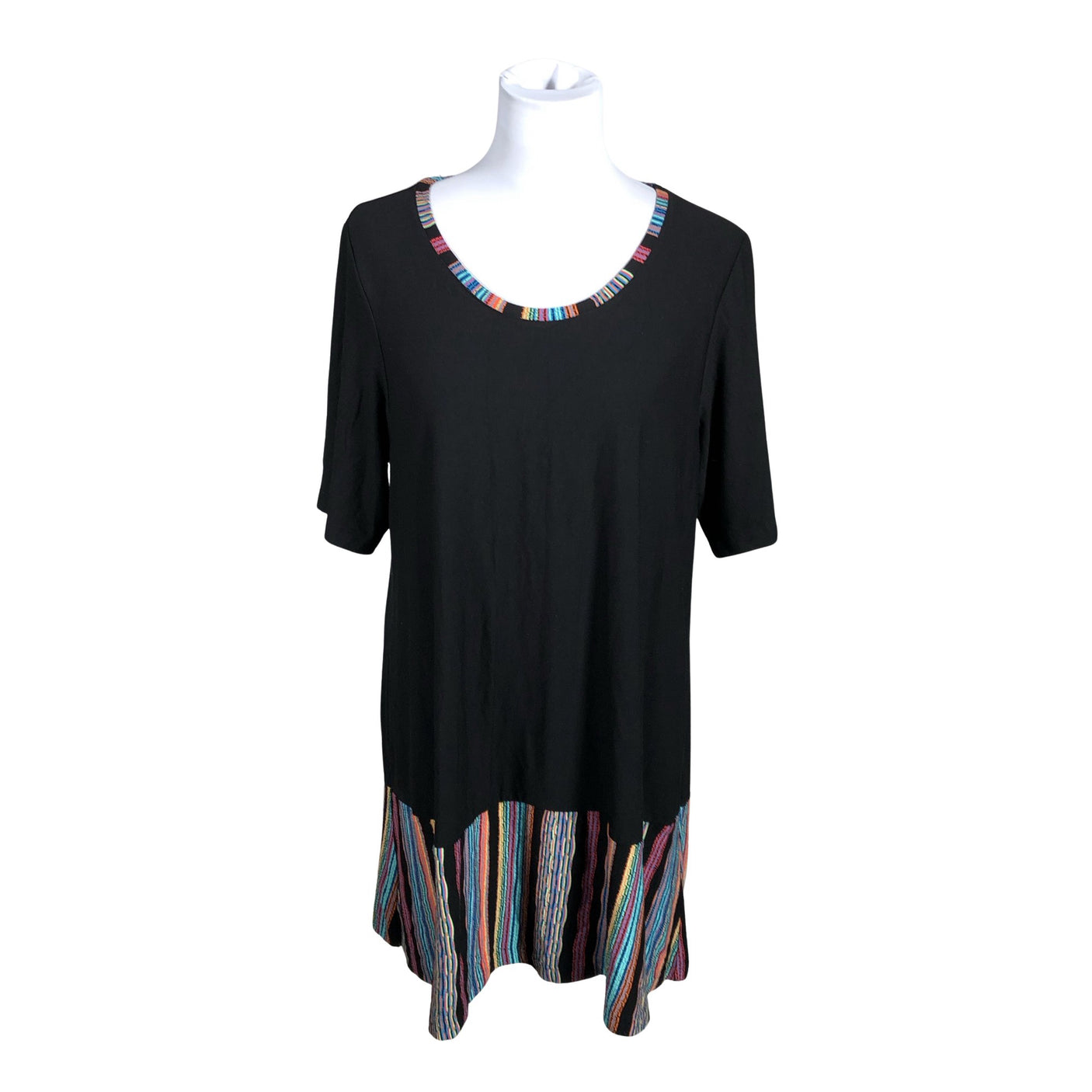 Unisex Aino - Trikotaažist tuunika, suurus 40 - Must (1)