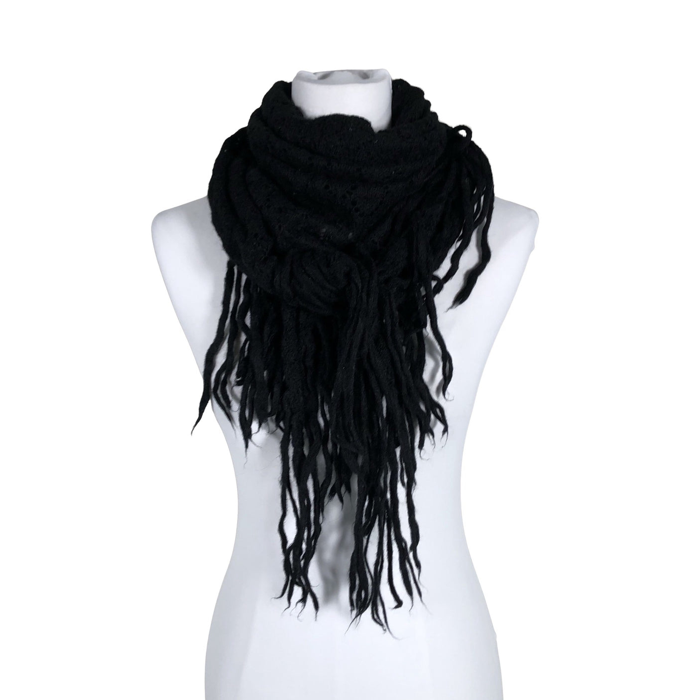 Unisex Your Face - Õhuke sall, suurus Maxi - Must (1)