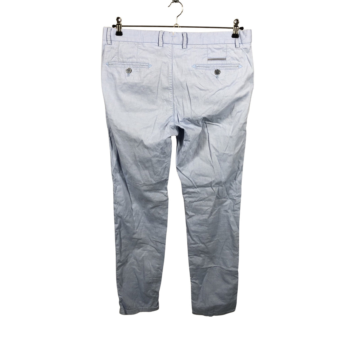 Unisex Massimo Dutti - Chino-püksid, suurus S - Helesinine (2)