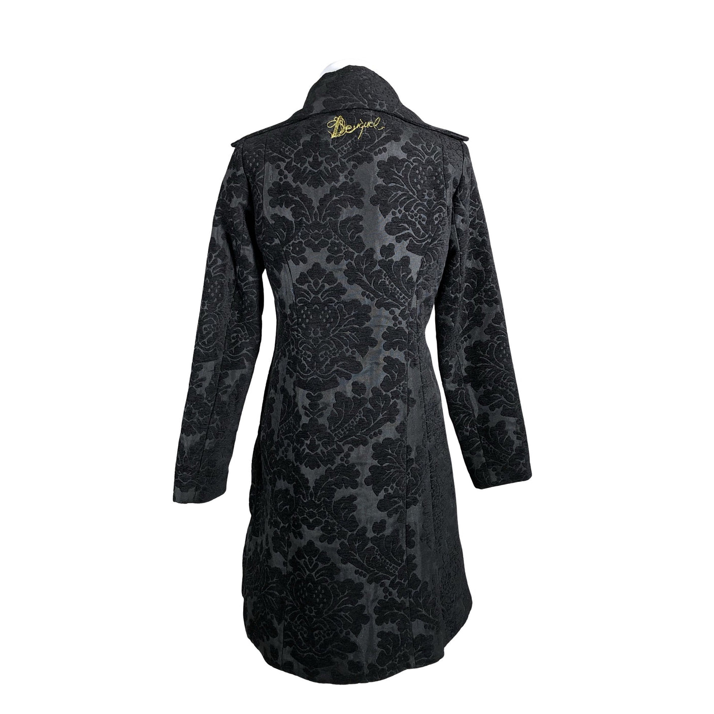 Unisex Desigual - Trentš, suurus 38 - Must (2)