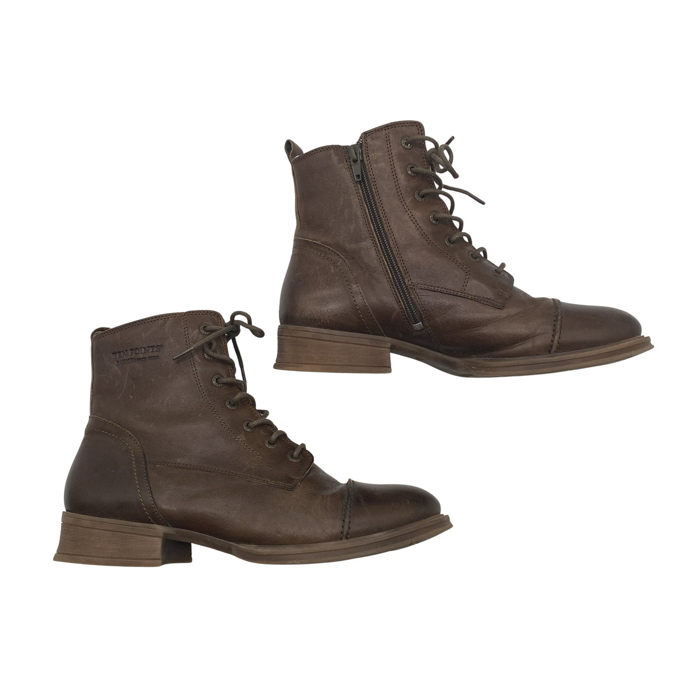 Unisex Ten Points - Poolsaapad, suurus 41 - Pruun (1)