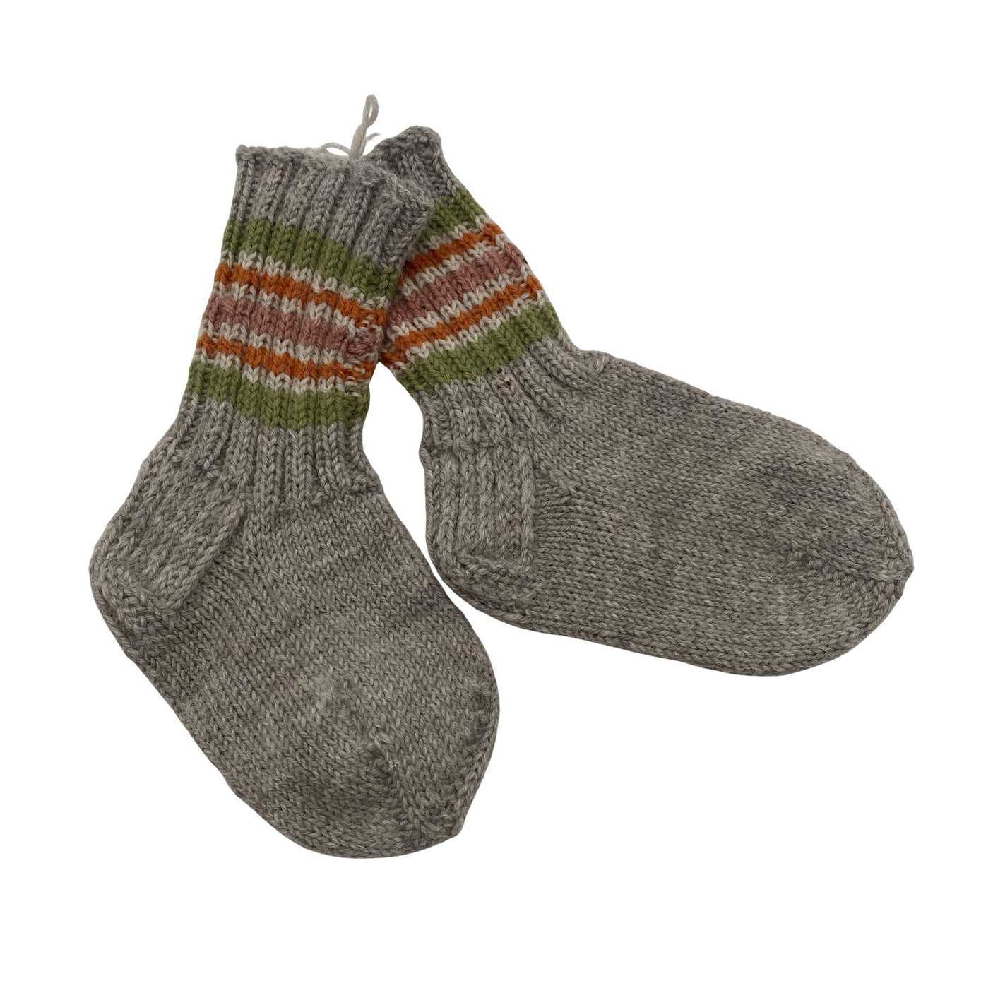 Unisex Handmade - Villased sokid, suurus 32 - Hall (1)