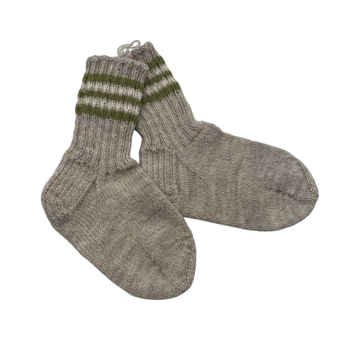 Unisex Handmade - Villased sokid, suurus 33 - Beige (1)