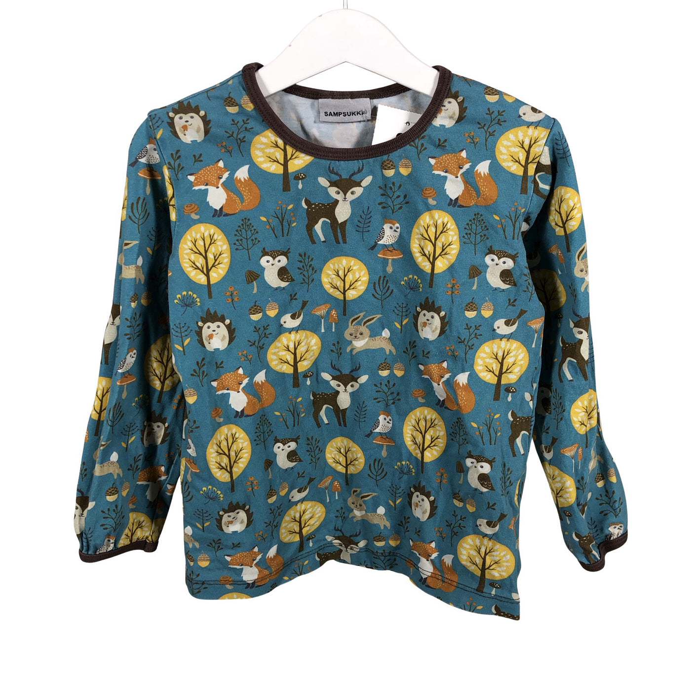 Unisex Sampsukka - Trikotaažist pluus, suurus 104 - 110 - Sinine (1)
